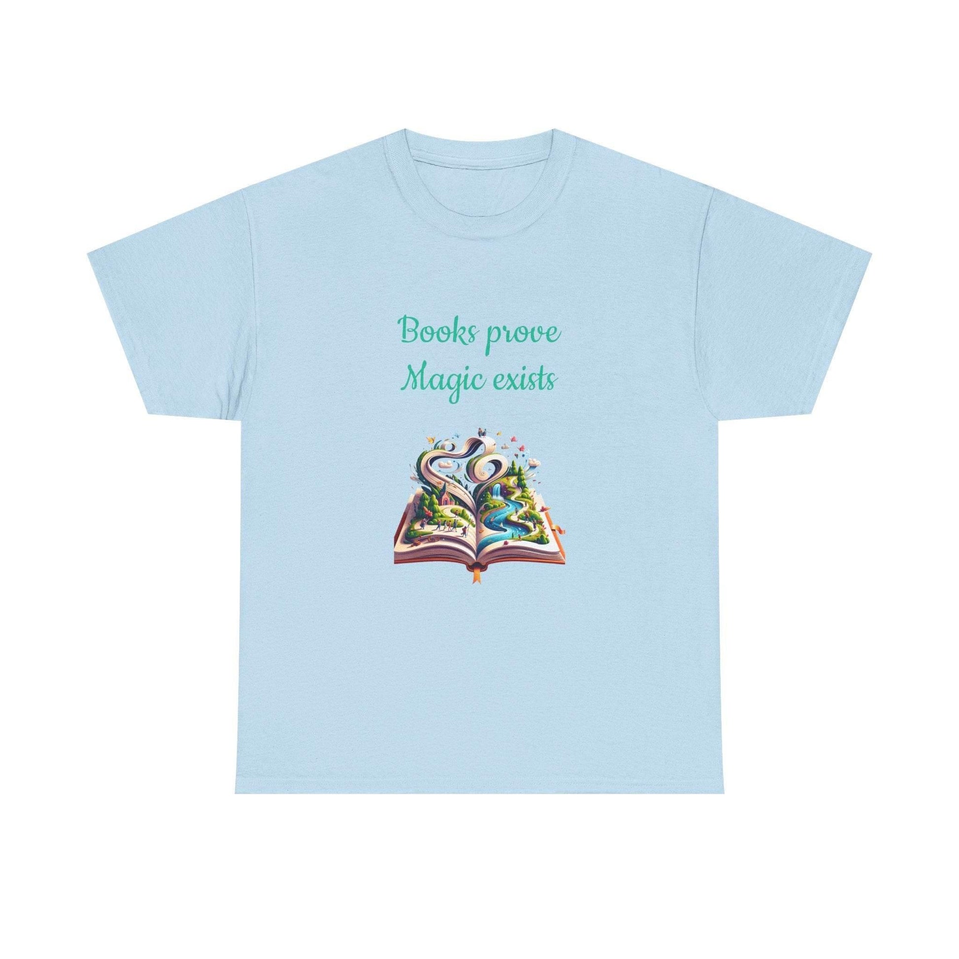 Magic Exists -A Unisex Heavy Cotton Tee - Perfect for Book Lovers - The Dreamer's Bookshop.