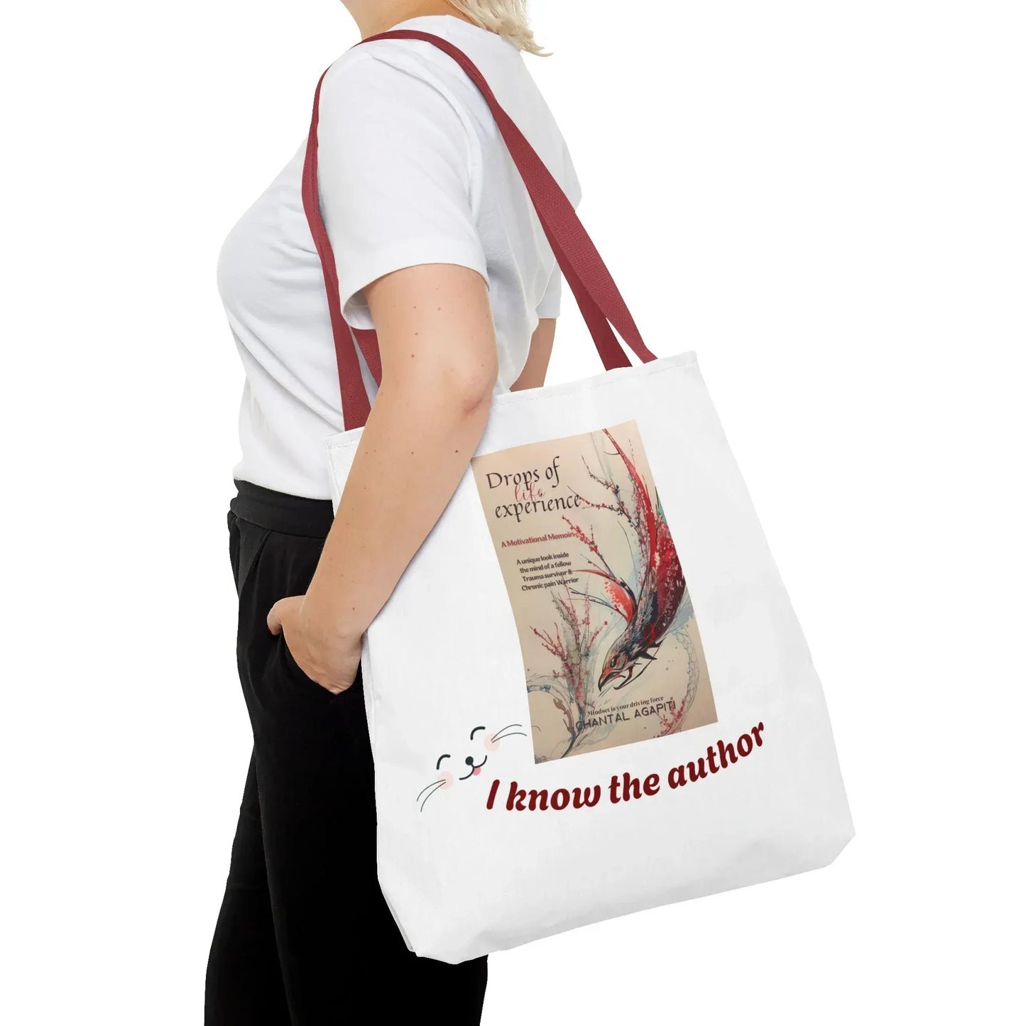 I Know the Author Tote Bag - Cozy Book lovers Design - The Dreamer's Bookshop.