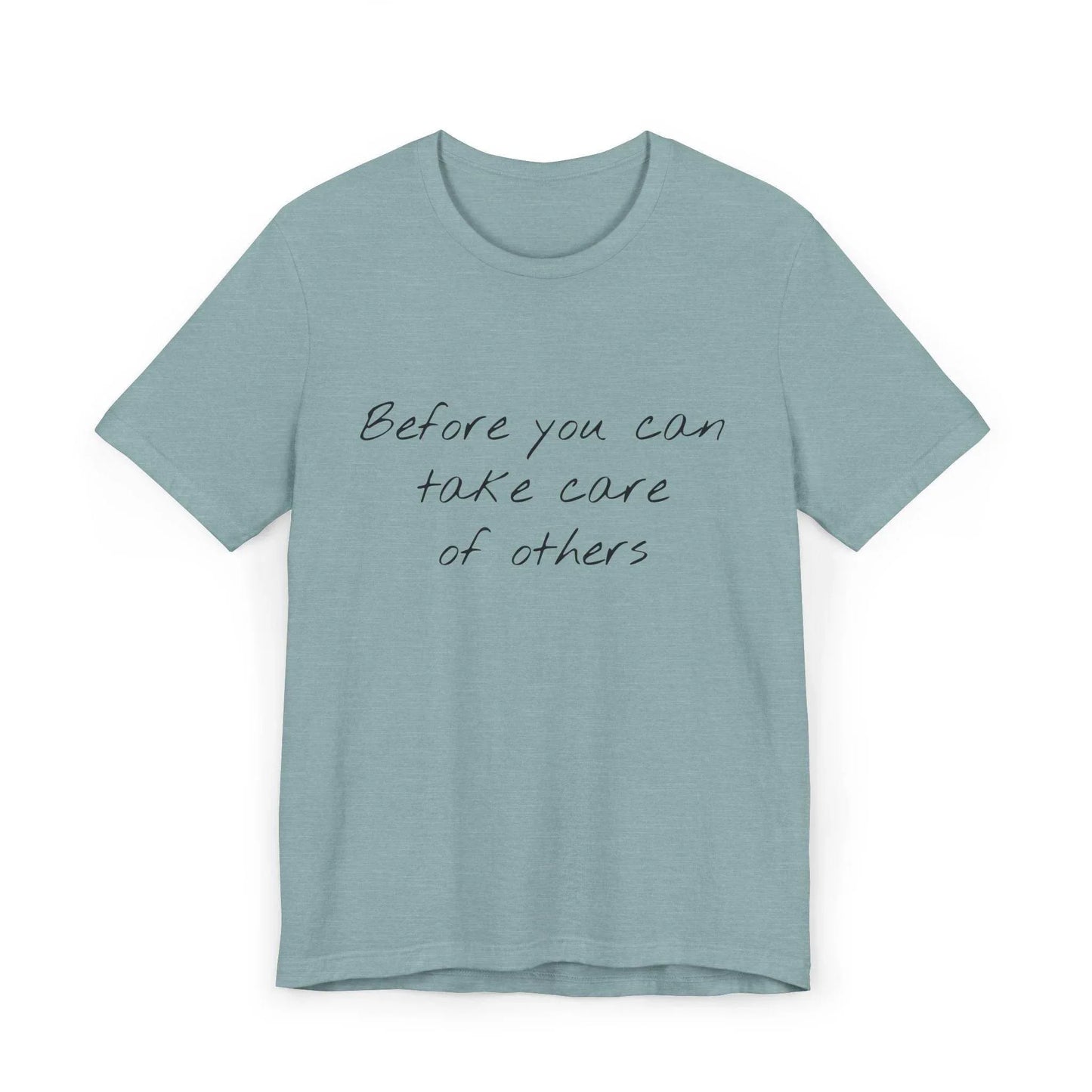 Unisex Jersey T-Shirt - 'Take Care' Inspirational - The Dreamer's Bookshop.