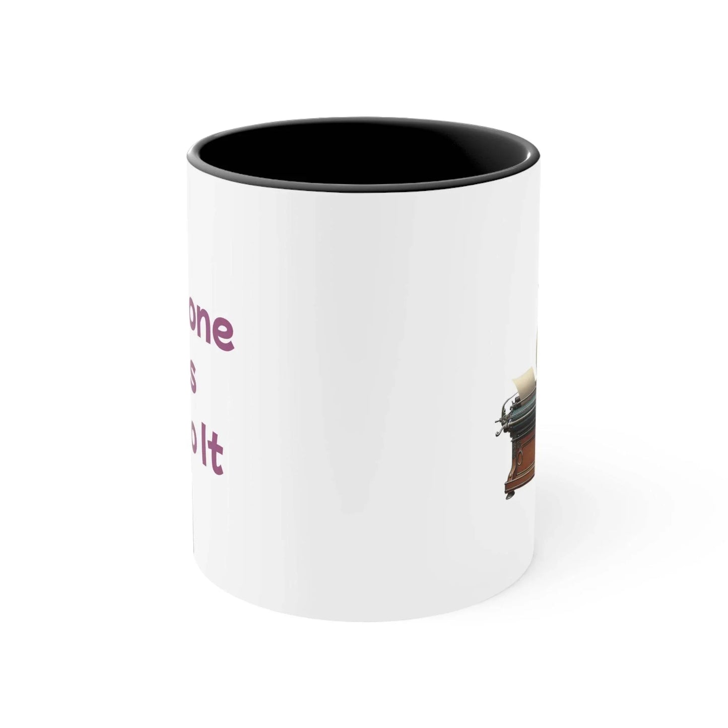 Funny Accent Mug - 11oz Grumpy Writer Cat - The Dreamer's Bookshop.