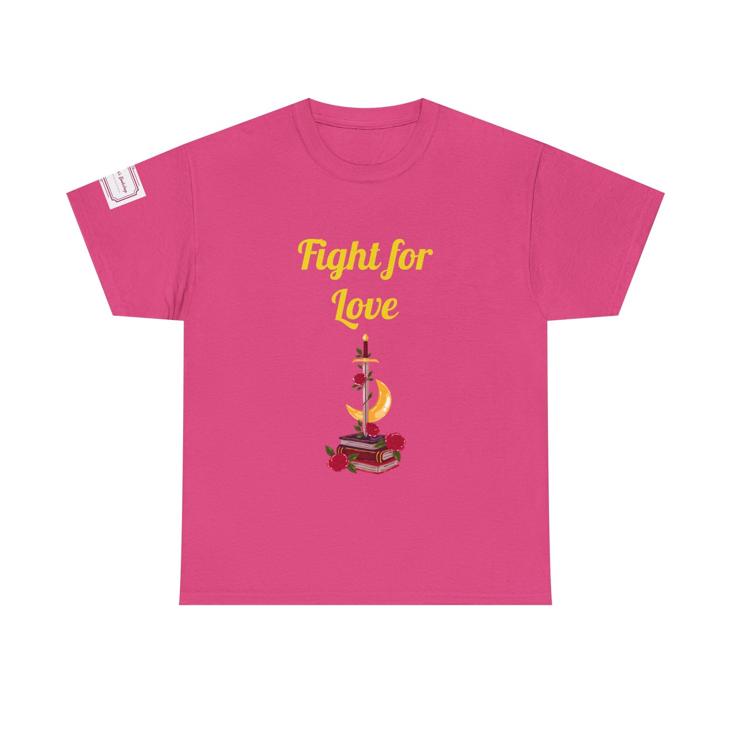 US (Ww) Fight for Love - Graphic Unisex Heavy Cotton Tee - Romance Books