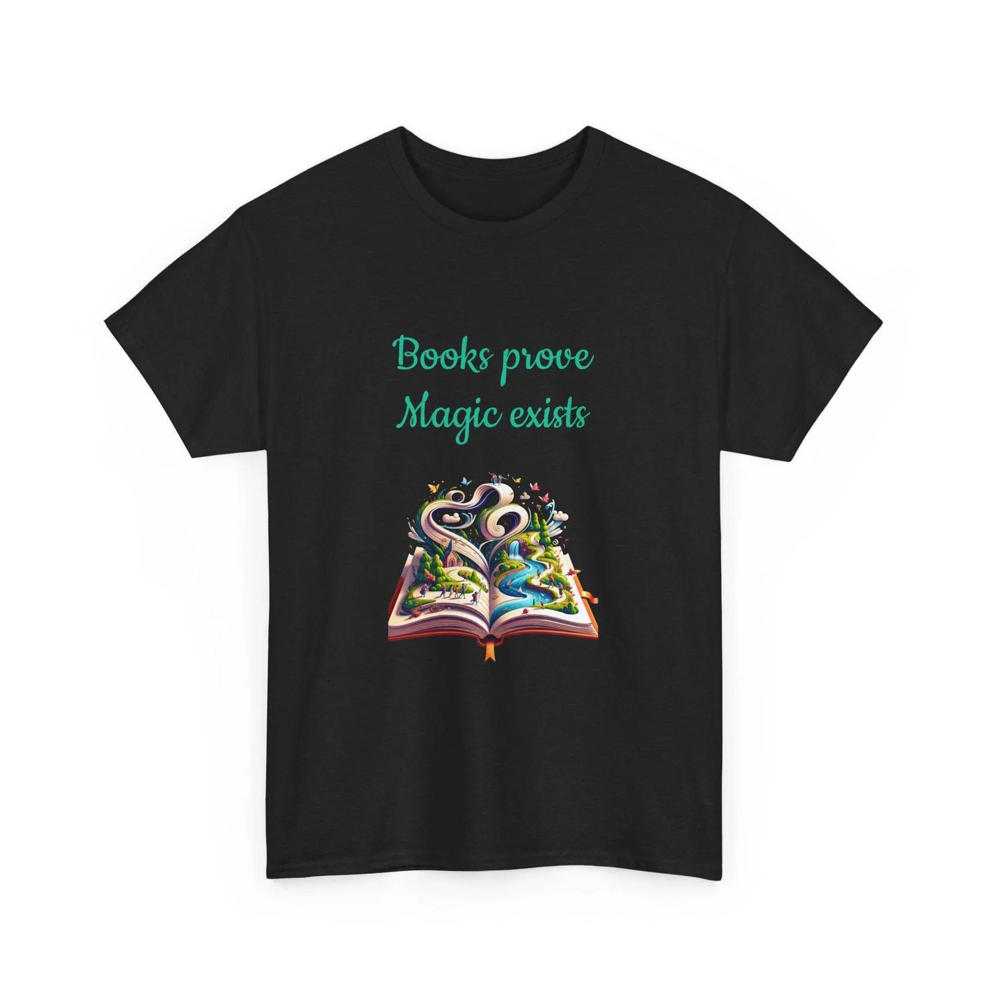 Magic Exists -A Unisex Heavy Cotton Tee - Perfect for Book Lovers - The Dreamer's Bookshop.