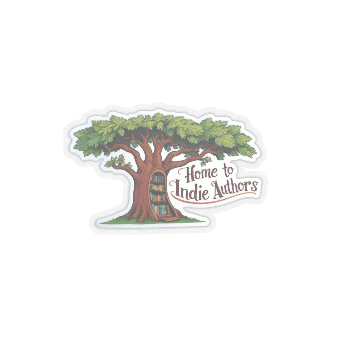 Home to Indie Authors Kiss-Cut Stickers | Book Lover Gift | Literary Decor - The Dreamer's Bookshop.