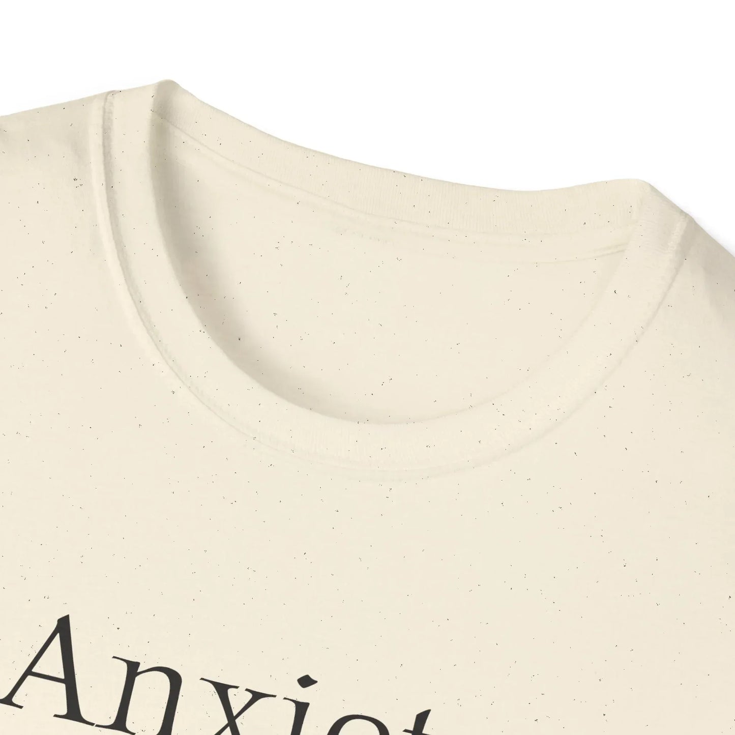 Anxiety Warrior Unisex Softstyle T-Shirt - Empowering Battle Against Mental Health - The Dreamer's Bookshop.