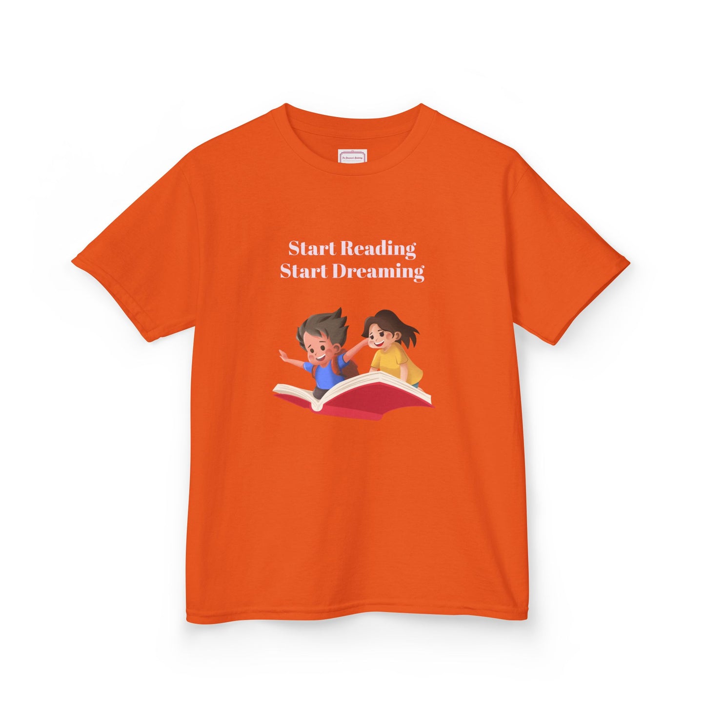 US (Ww) Kids Heavy Cotton™ Tee - Start Reading Start Dreaming Shirt