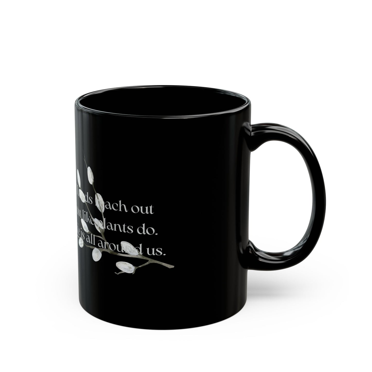 Black Mug (11oz, 15oz) - Words Reach Out