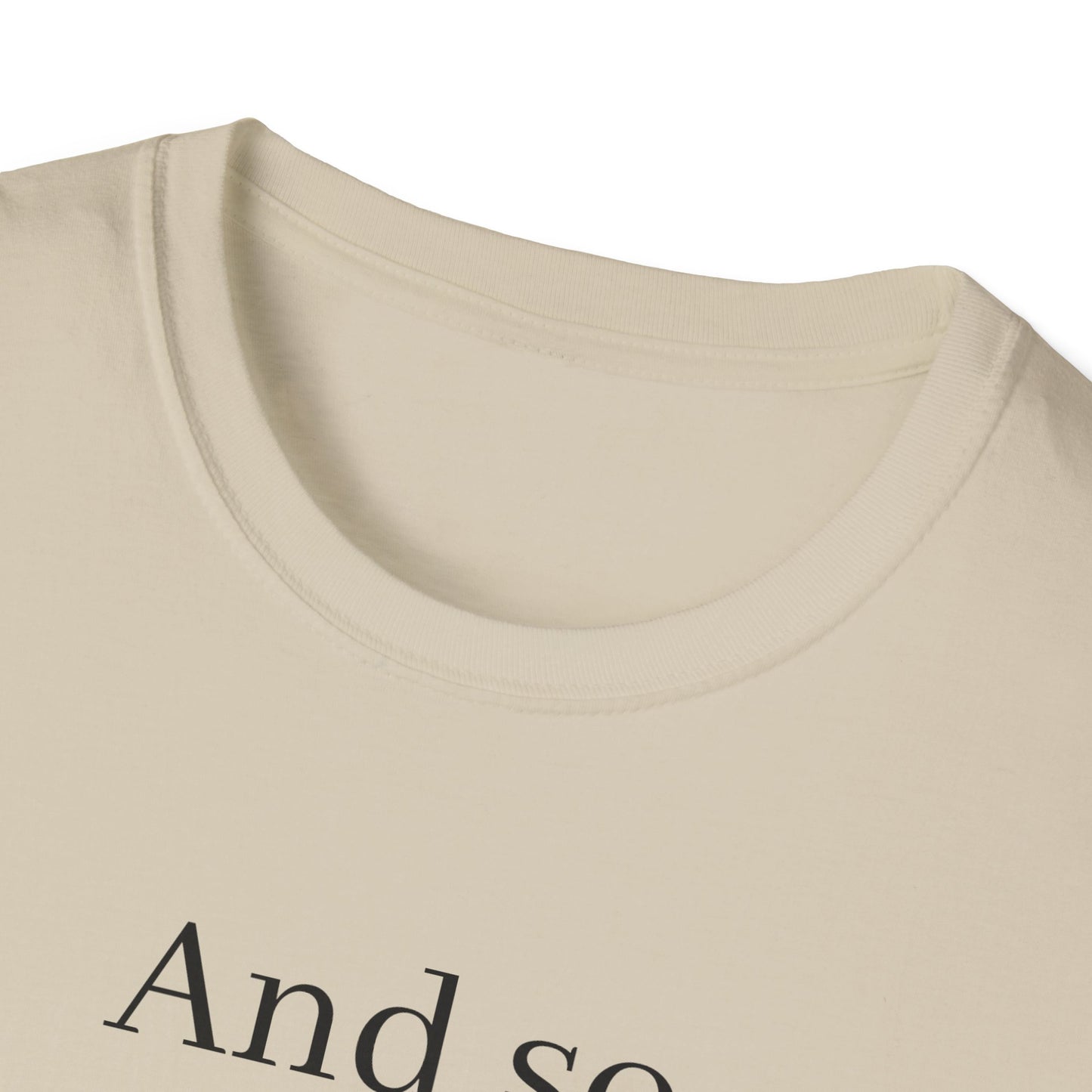 Unisex T-Shirt - Vintage Writing "Story Begins" for Book Lovers
