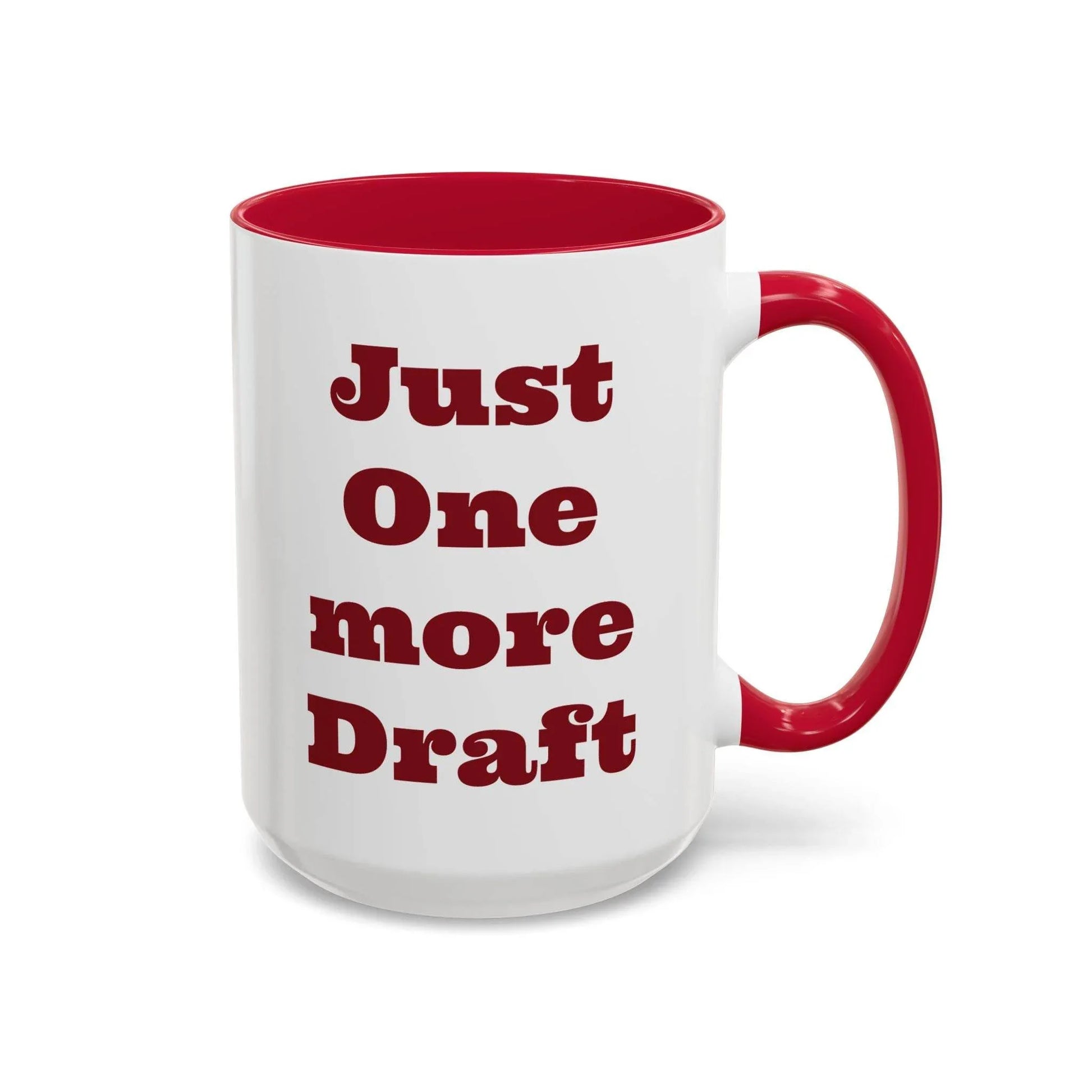 Just One More Draft Colorful Coffee Mug - Perfect Gift for Writers & Coffee Lovers - The Dreamer's Bookshop.