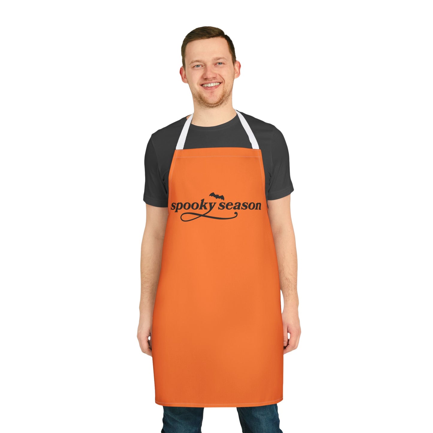 Halloween Apron with 5-Color Straps | "Spooky Season"