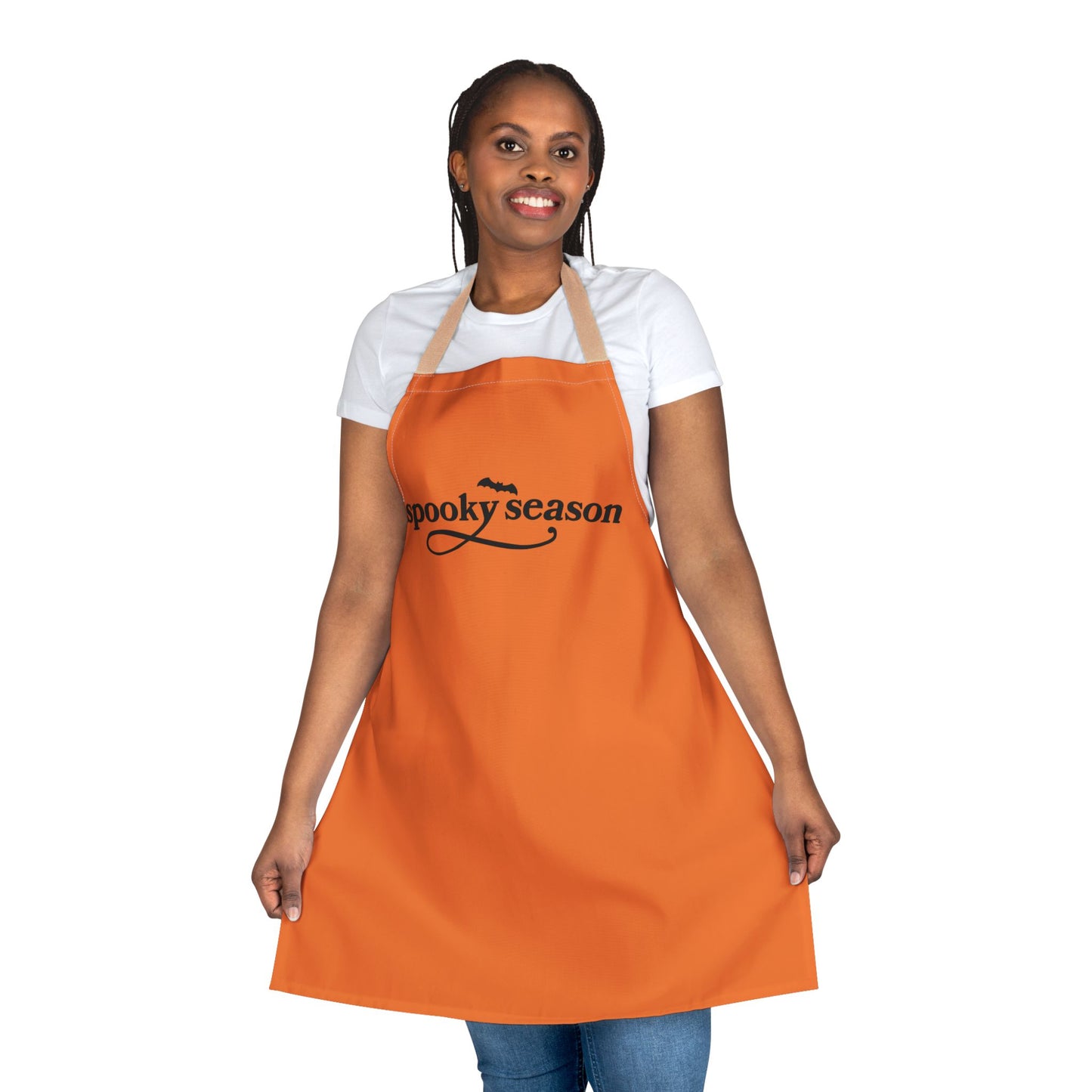 Halloween Apron with 5-Color Straps | "Spooky Season"