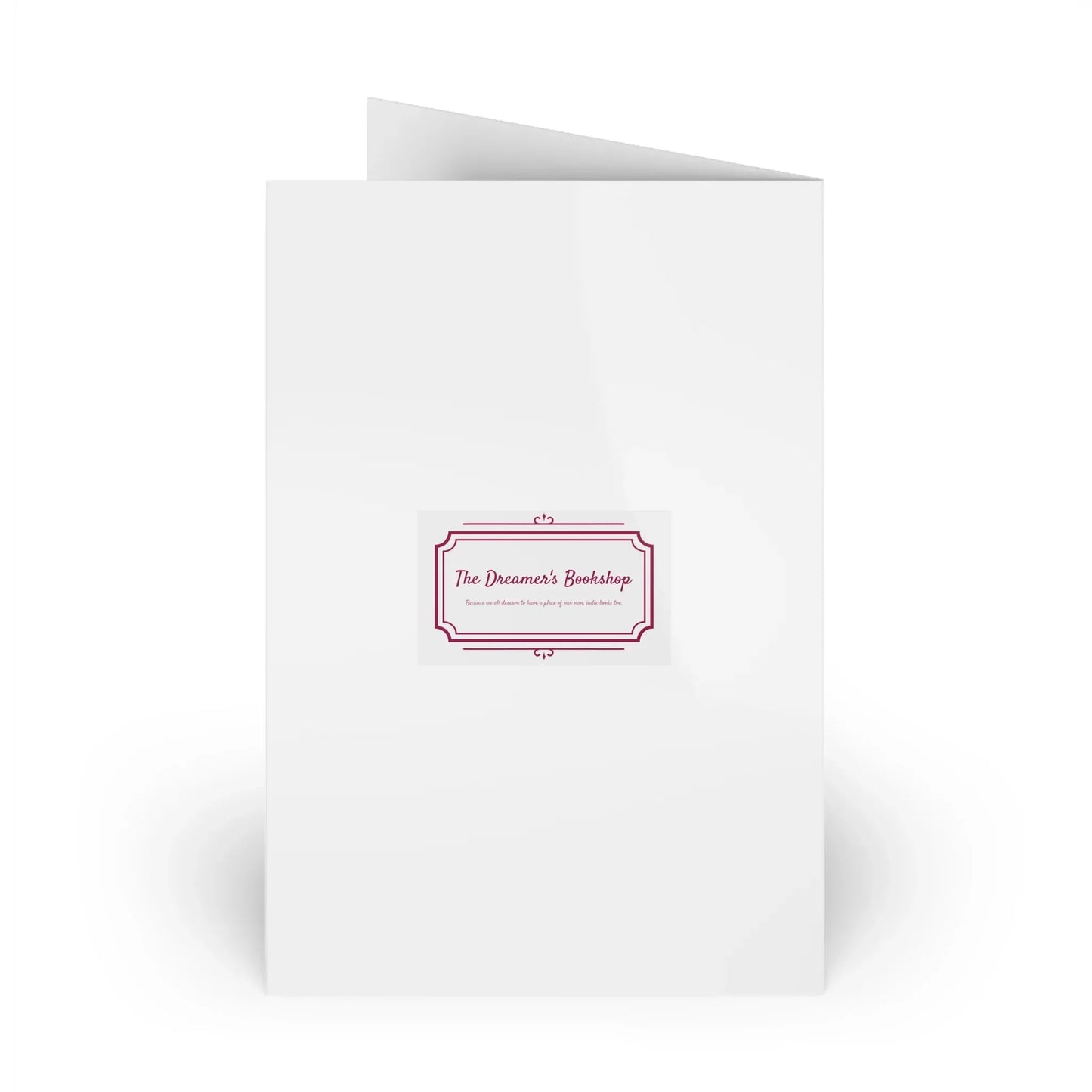 The Dreamer's Bookshop "Winter Bookshop" Enjoy the Little Things Card - The Dreamer's Bookshop.