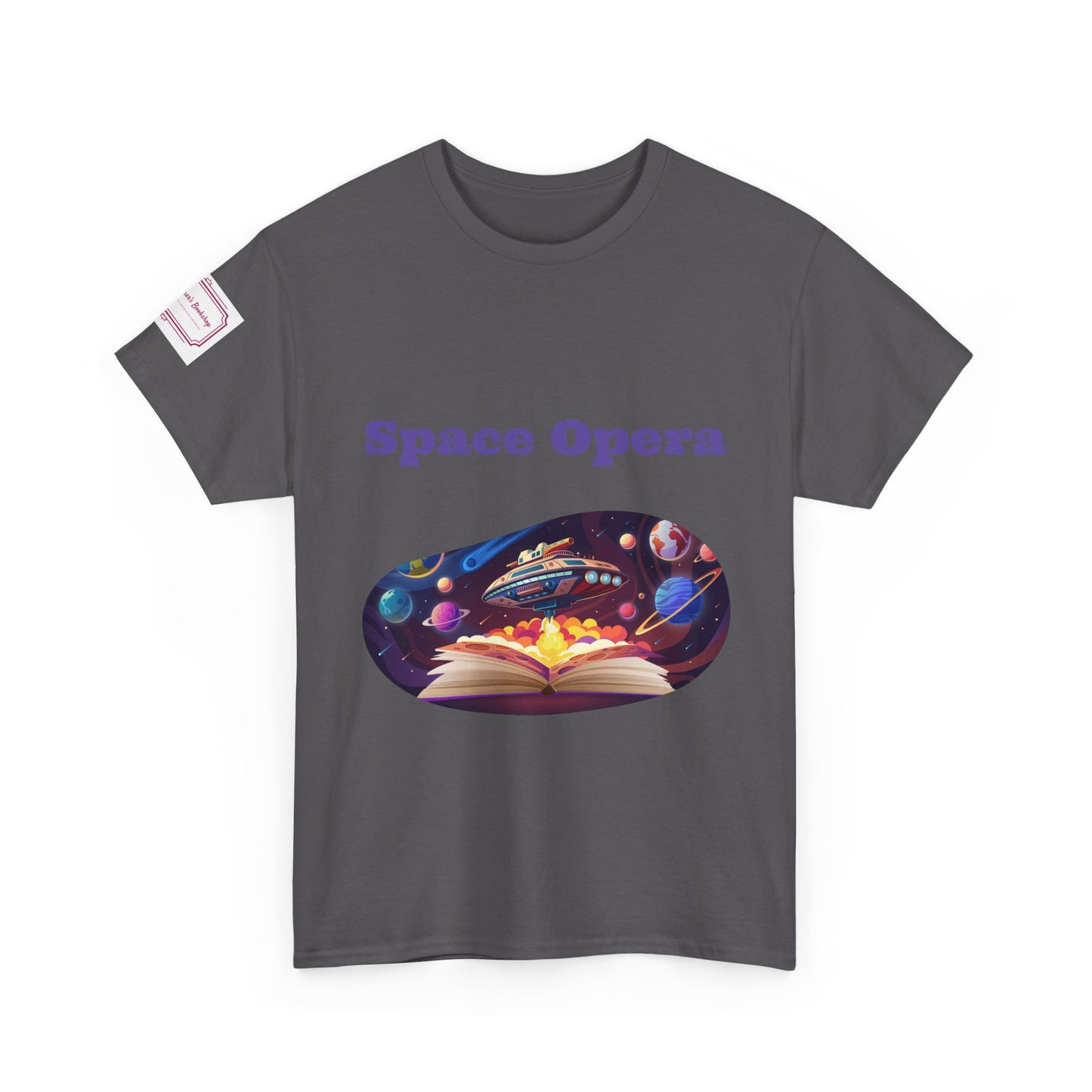Space Opera  - Unisex Heavy Cotton Tee - Sci-Fi Books
