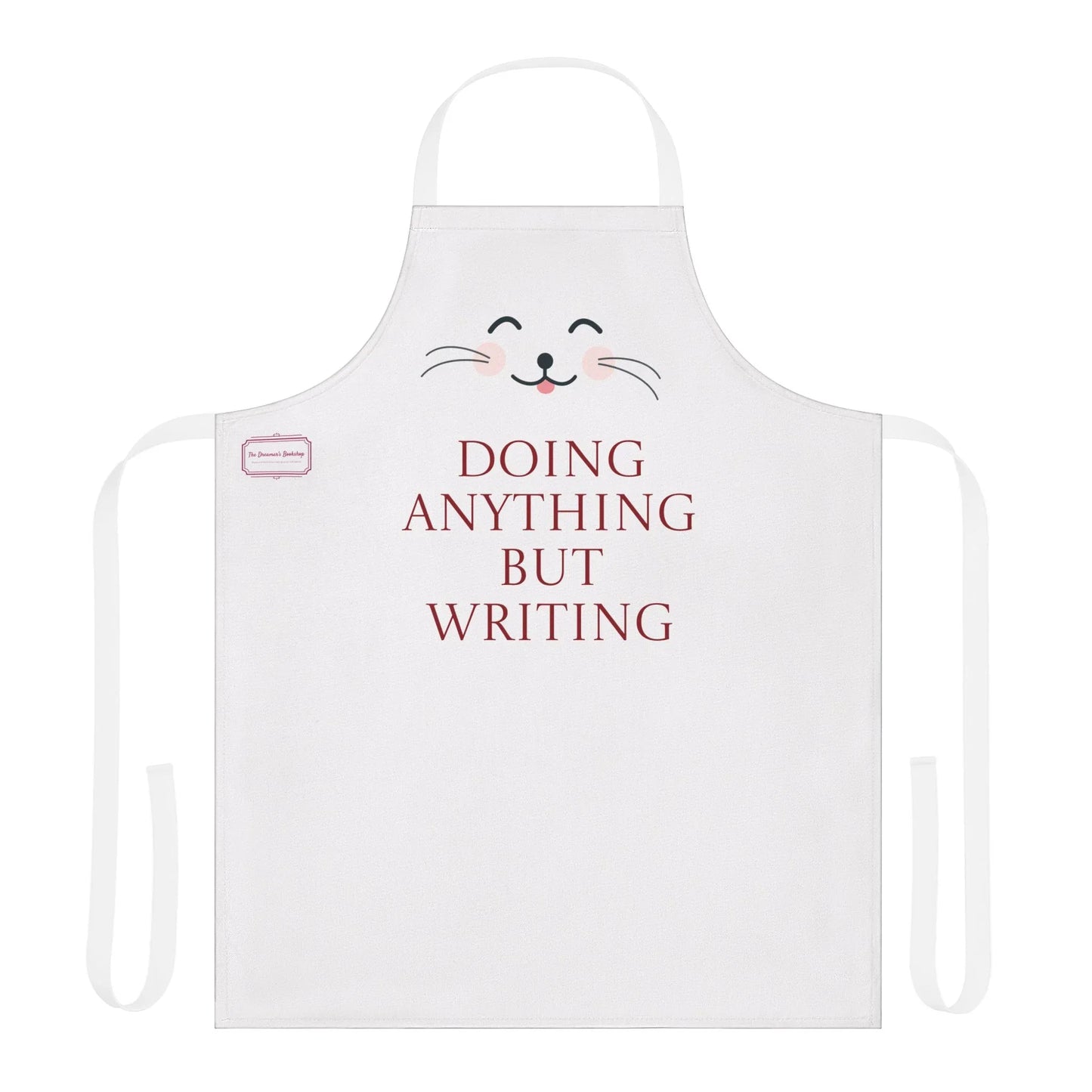 Fun Writing Apron with 5-Color Straps | "Doing Anything But Writing" - The Dreamer's Bookshop.