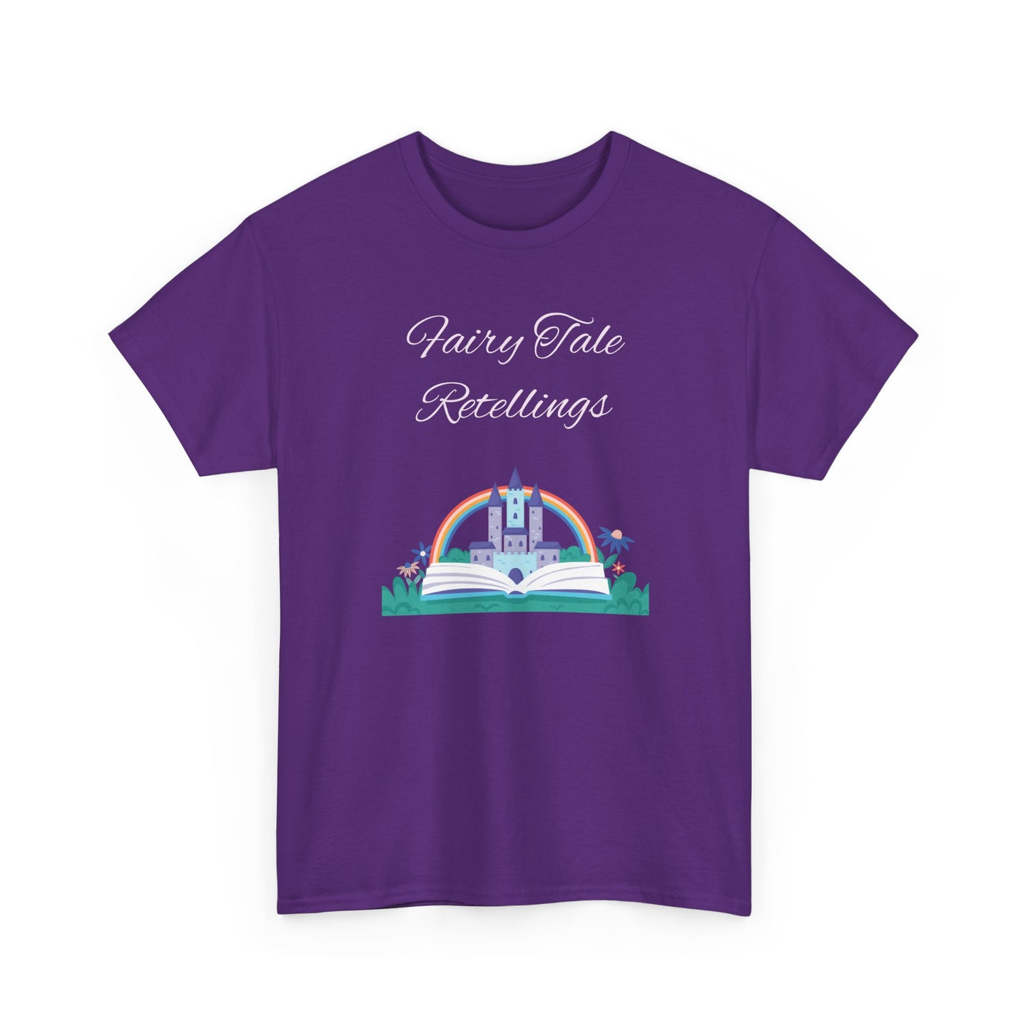 Fiction -  Graphic Tee - Unisex Heavy Cotton T-Shirt - Fairy Tale Retellings