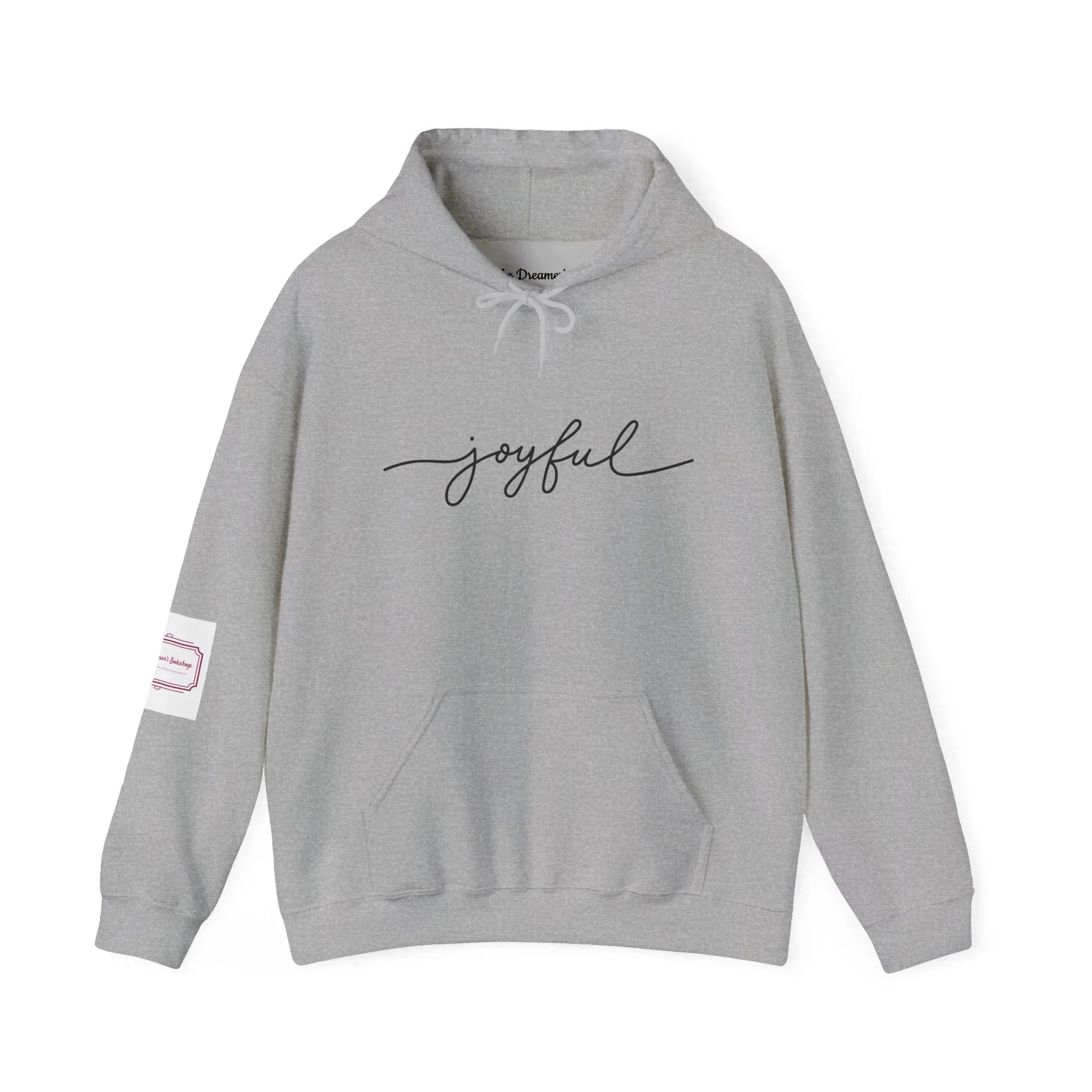 Christmas Joyful Unisex Hooded Sweatshirt - Cozy Literary Apparel - The Dreamer's Bookshop.