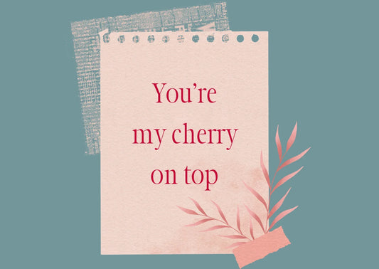 The Dreamer's Bookshop "My Cherry" Appreciation Card - The Dreamer's Bookshop.