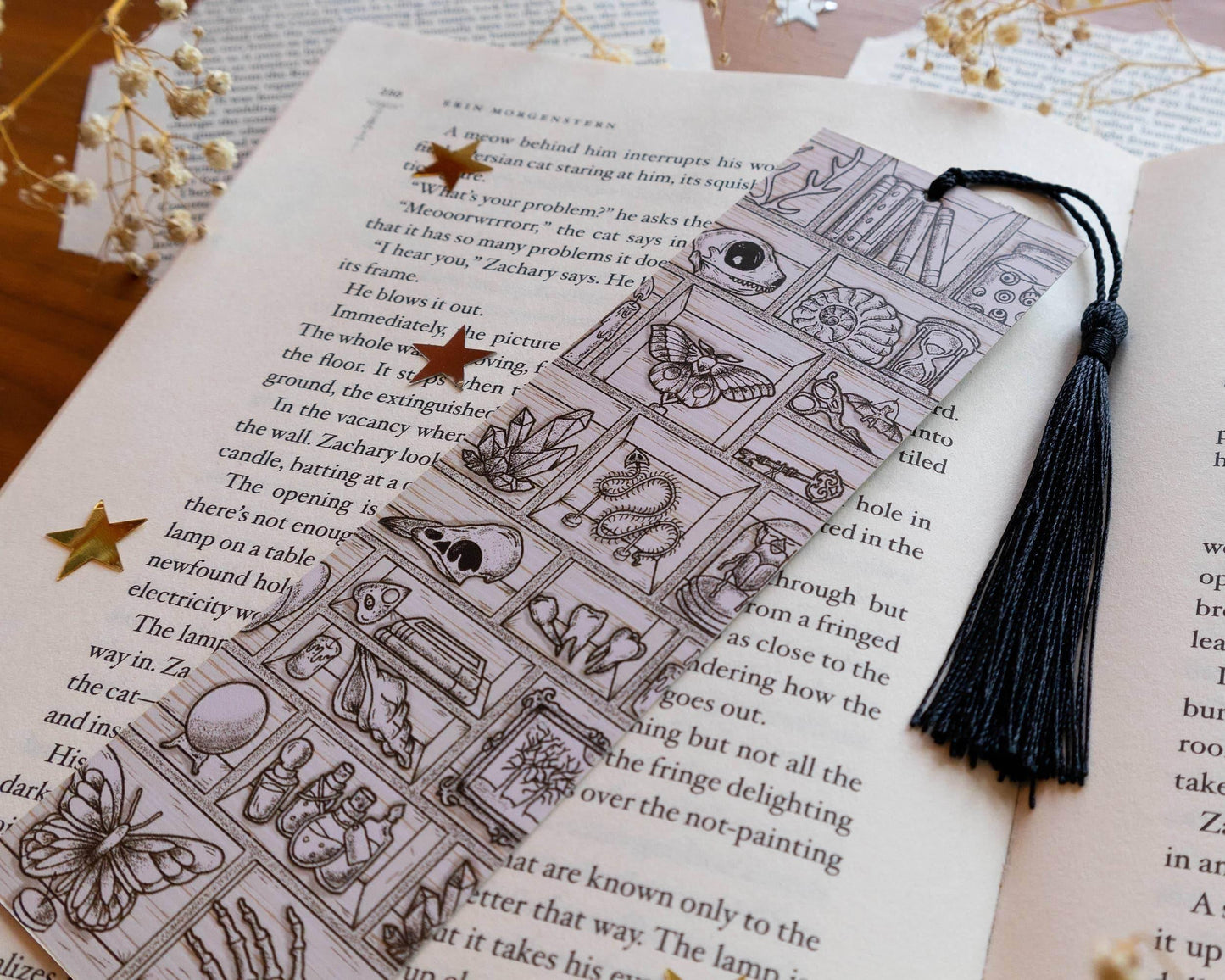Basically Britt - Cabinet of Curiosities Bookmark - Dark Academia Vibes - The Dreamer's Bookshop.