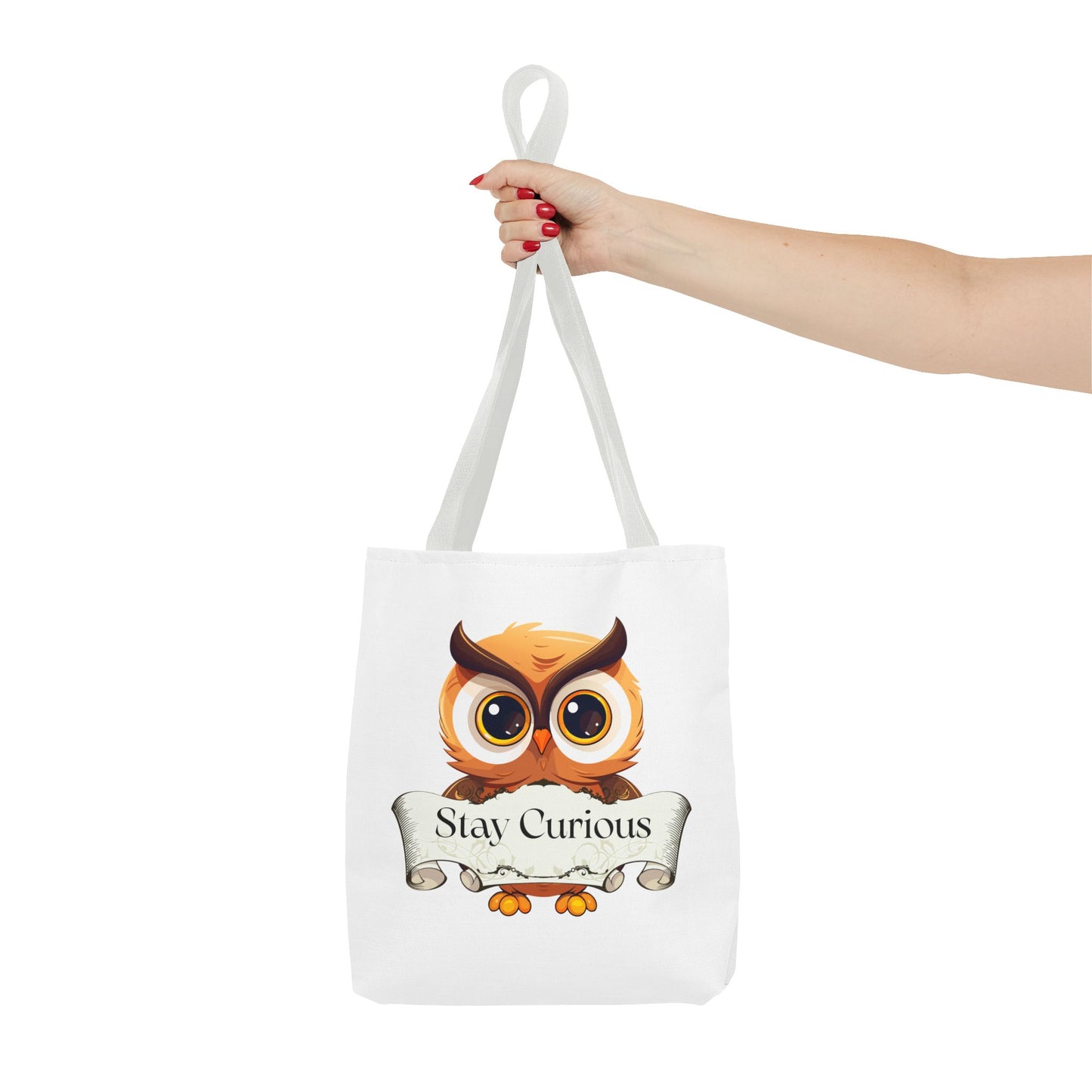 Literary Tote Bag - Stay Curous - The Dreamer's Bookshop Designs