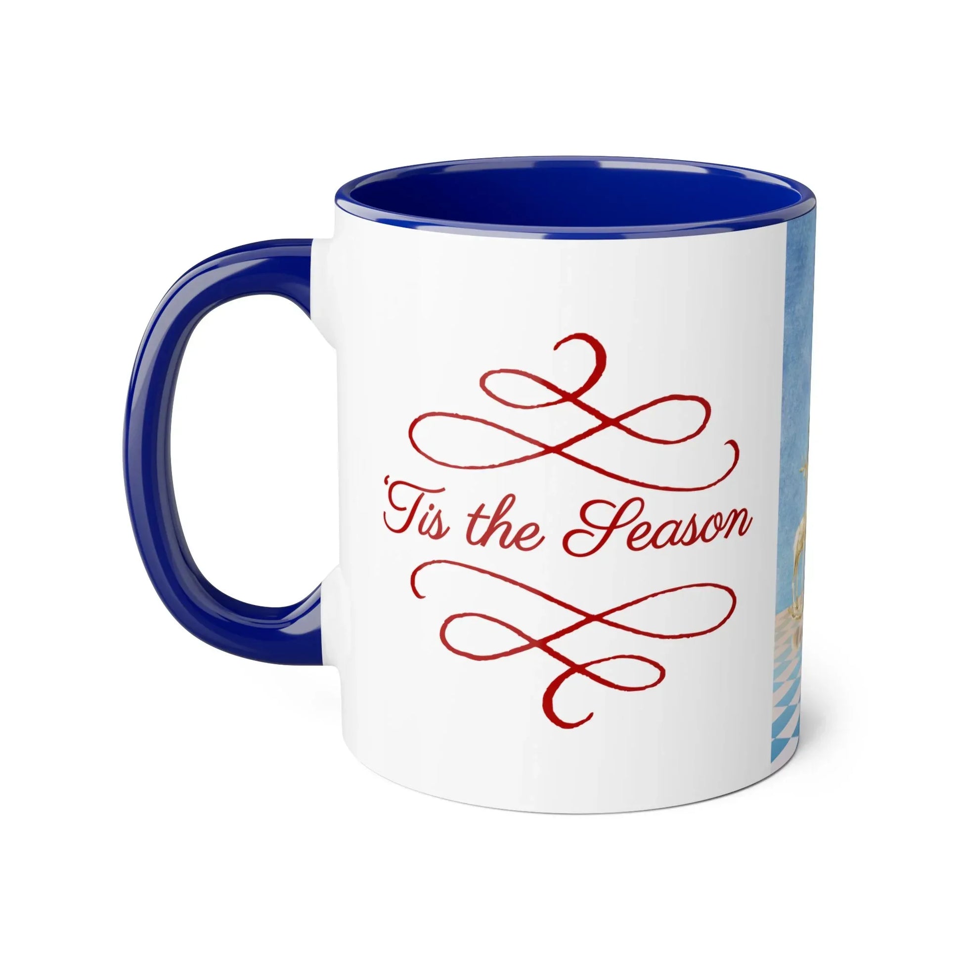 Christmas Tree Decoration Coffee Mug - 11oz Cup tis the Season - The Dreamer's Bookshop.