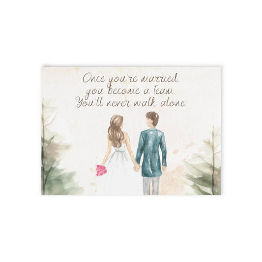 The Dreamer's Bookshop Cute "A Team" Wedding Card - The Dreamer's Bookshop.