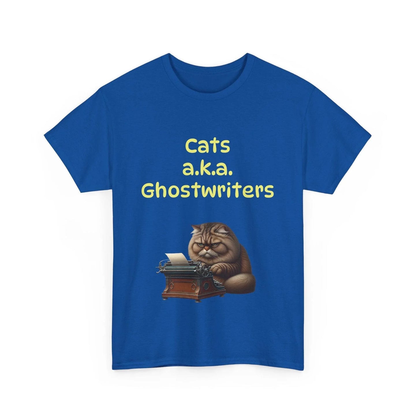 Cats Ghostwriters - A Unisex Heavy Cotton Tee - Perfect for Book Lovers - The Dreamer's Bookshop.