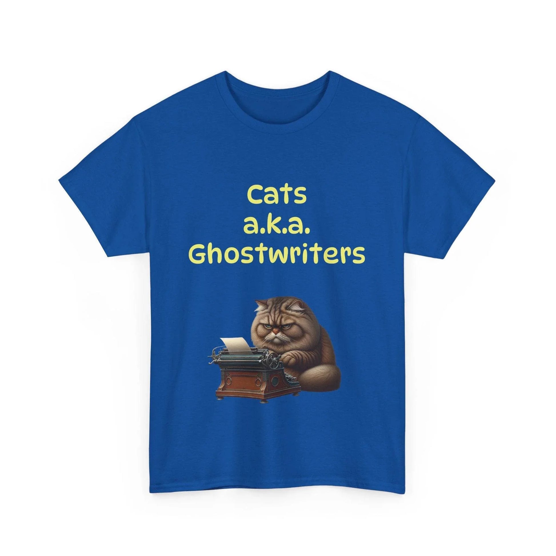 Cats Ghostwriters - A Unisex Heavy Cotton Tee - Perfect for Book Lovers - The Dreamer's Bookshop.