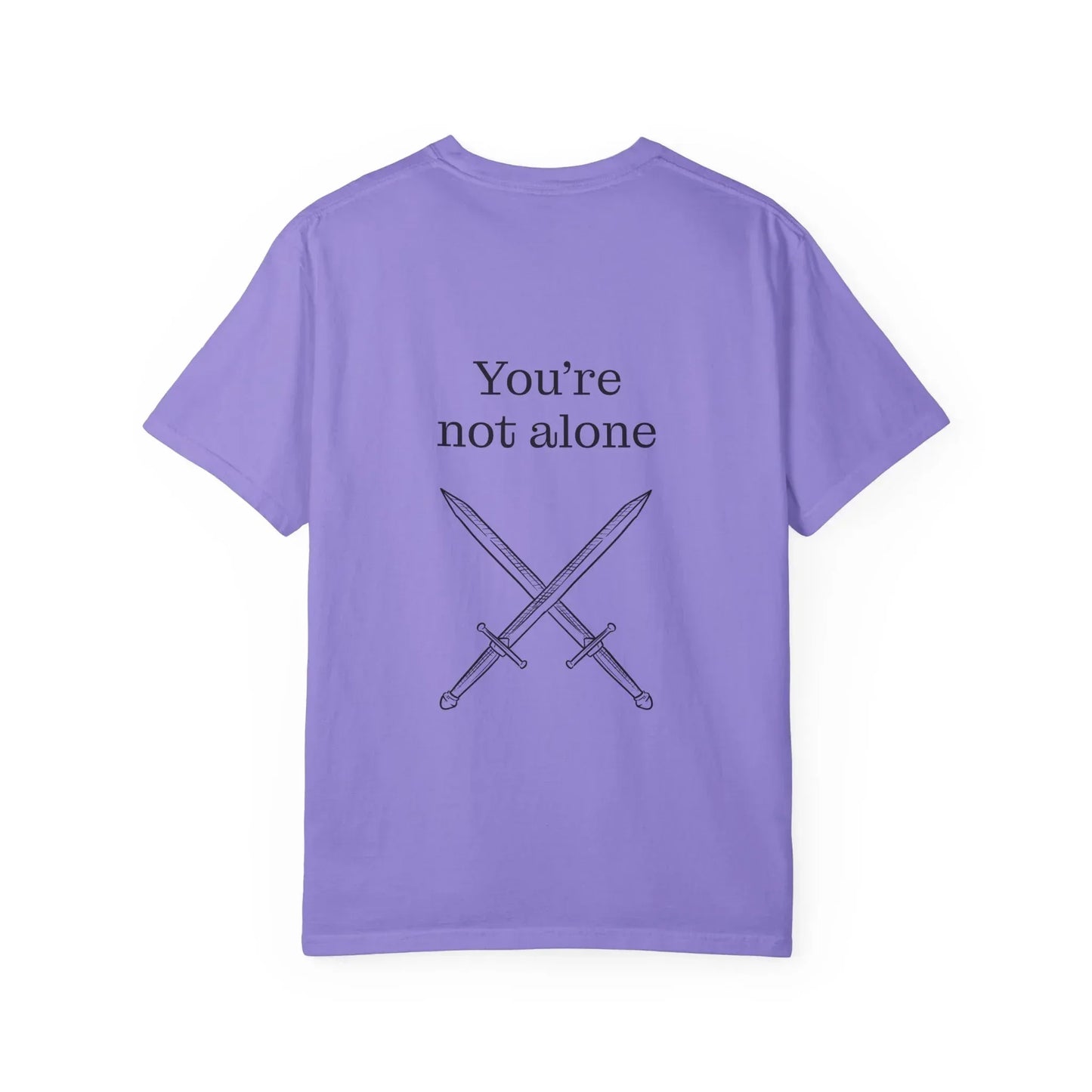 Trauma Survivor Unisex Garment-Dyed T-Shirt - Empowering Supportive Apparel - The Dreamer's Bookshop.