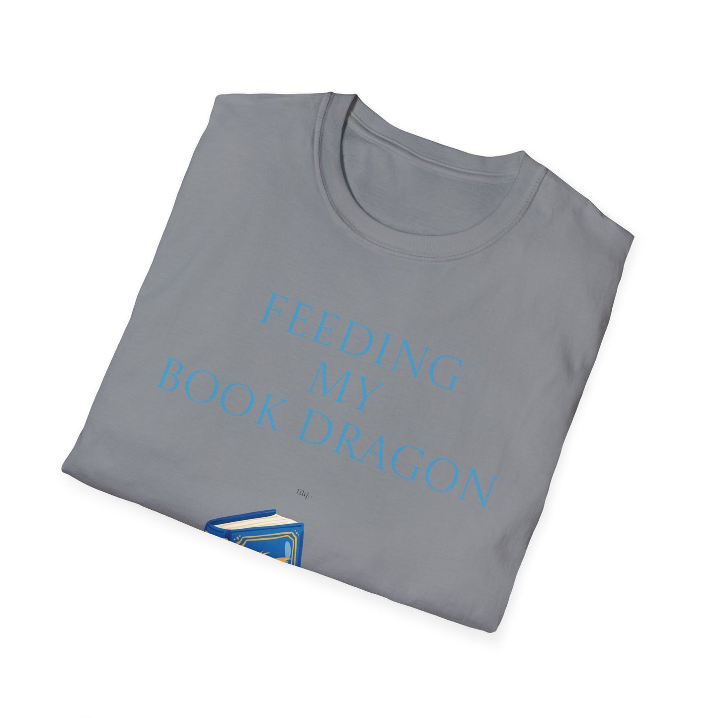 Unisex Softstyle T-Shirt - 'Book Dragon'