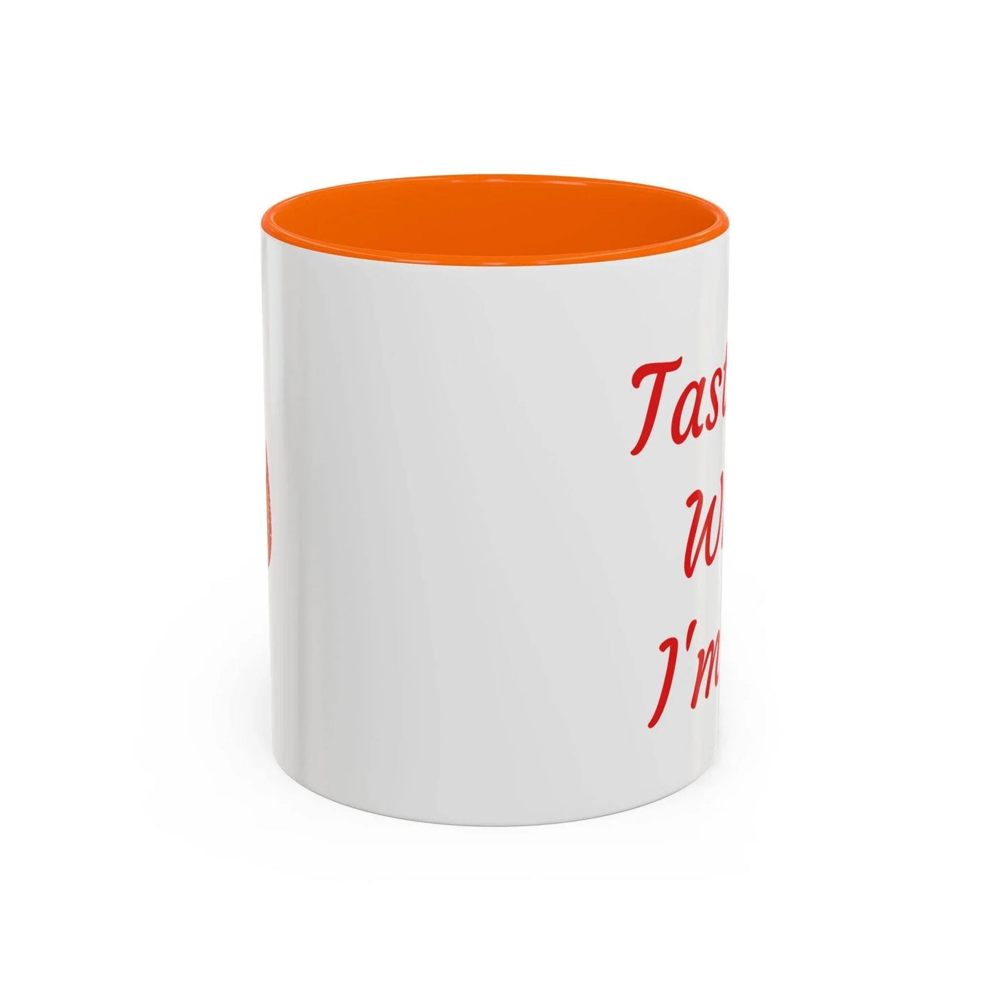 Taste Me While I'm Hot Coffee Mug - 11oz & 15oz Black Accent - The Dreamer's Bookshop.