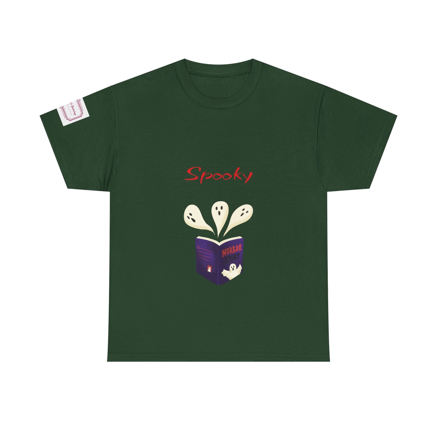 UK - Fiction -  Unisex Heavy Cotton Tee - Spooky Books