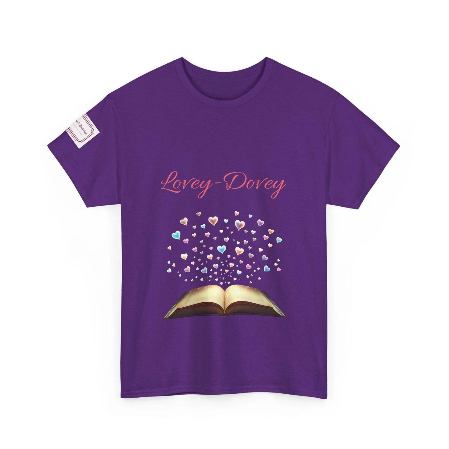 Lovey-Dovey - Graphic Unisex Heavy Cotton Tee - The Dreamer's Bookshop.