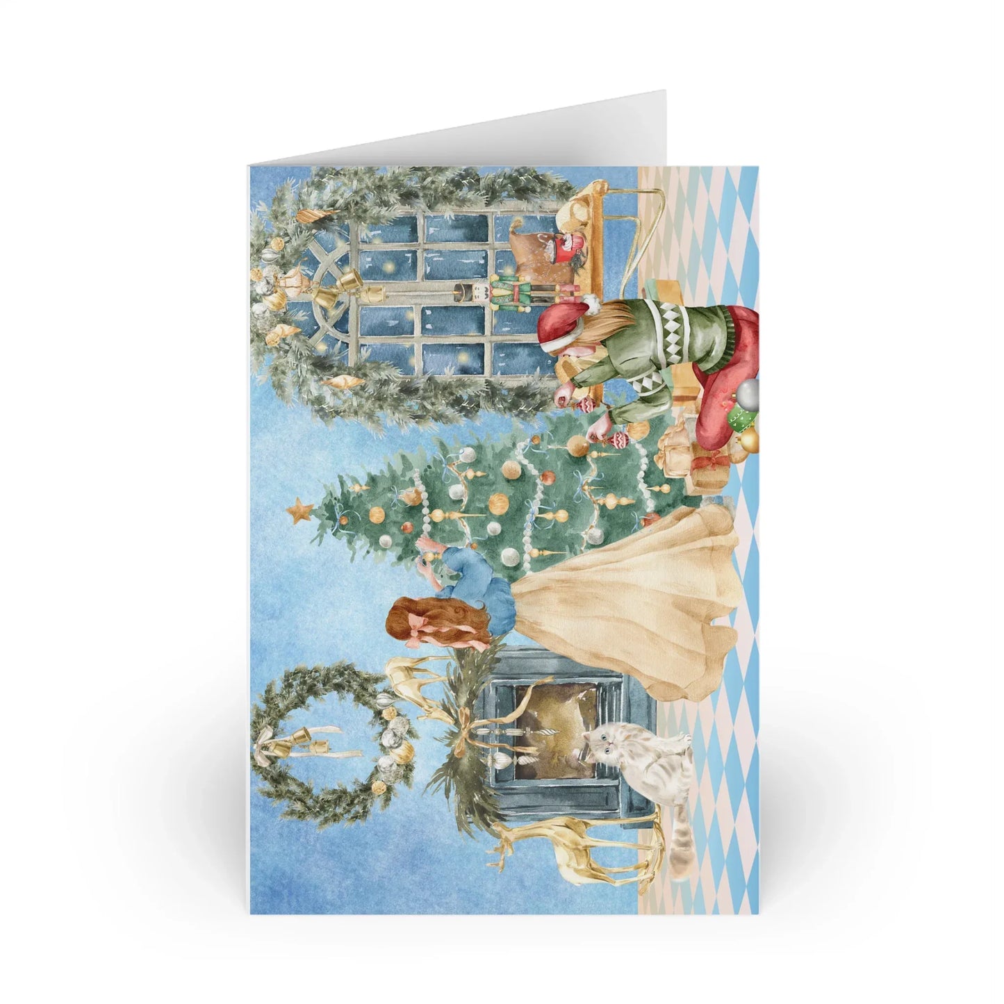 The Dreamer's Bookshop "Tree Decoration" Christmas Card - The Dreamer's Bookshop.