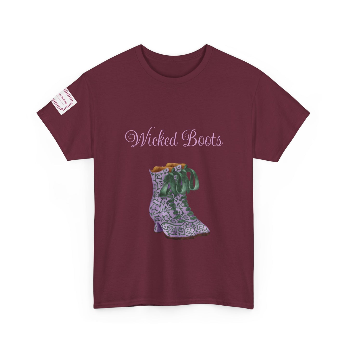 US (Ww) Wicked Boots Graphic Unisex Heavy Cotton Tee