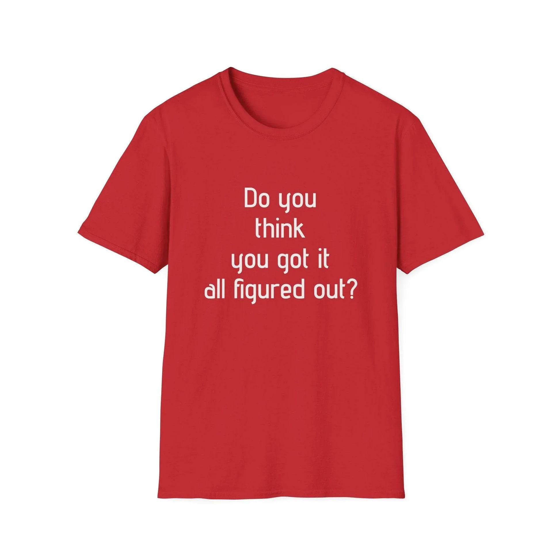 Unisex Softstyle T-Shirt - 'Think Again' - The Dreamer's Bookshop.