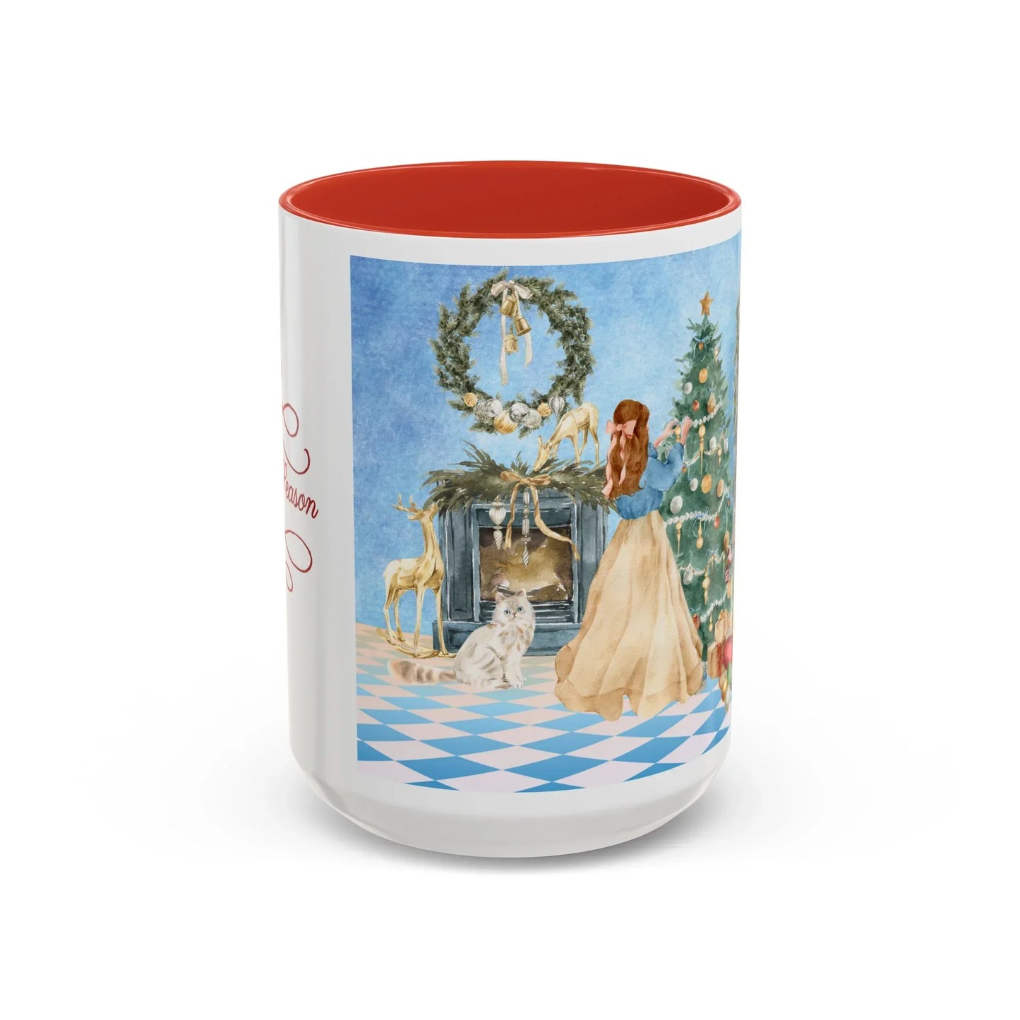 Christmas Tree Decoration Coffee Mug - 11oz & 15oz - tis the season - The Dreamer's Bookshop.