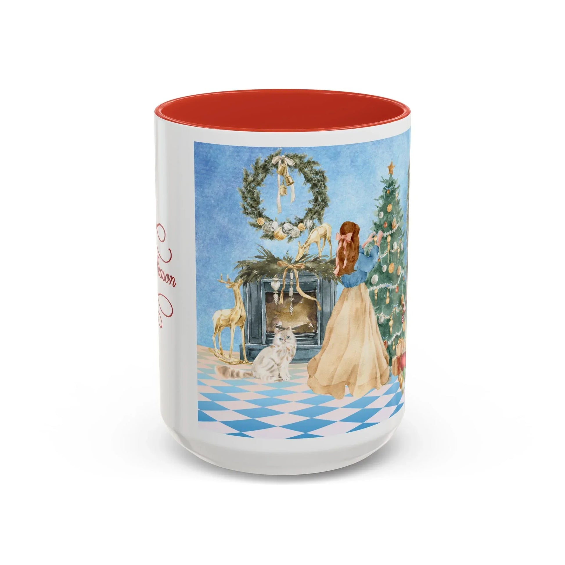 Christmas Tree Decoration Coffee Mug - 11oz & 15oz - tis the season - The Dreamer's Bookshop.