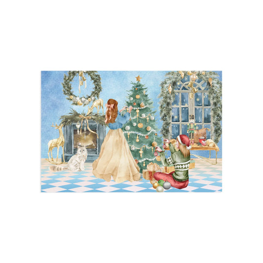 The Dreamer's Bookshop "Tree Decoration" Christmas Card - The Dreamer's Bookshop.