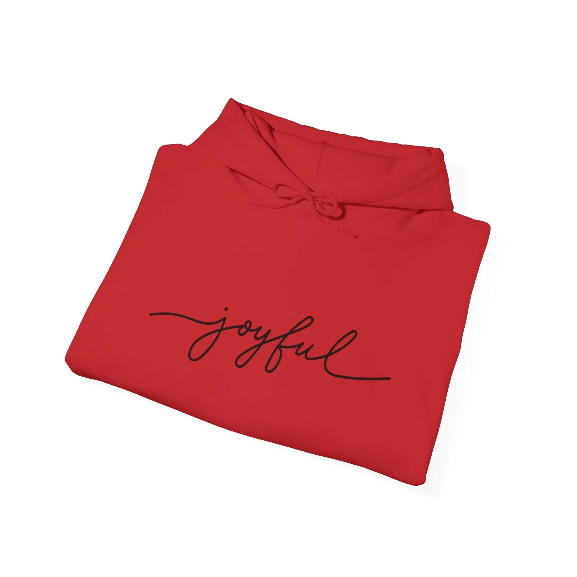 Christmas Joyful Unisex Hooded Sweatshirt - Cozy Literary Apparel - The Dreamer's Bookshop.