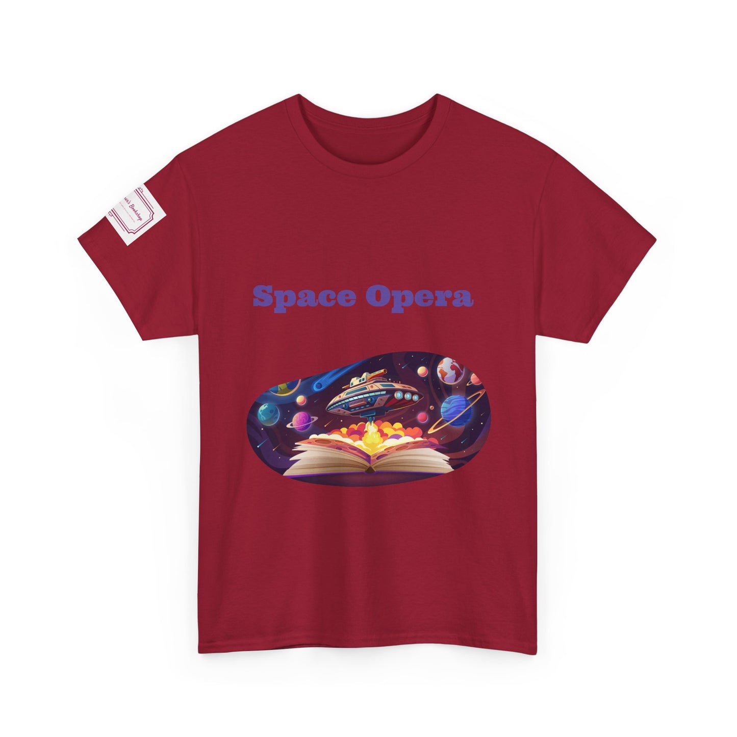 Space Opera - Unisex Heavy Cotton Tee - Sci-Fi Books