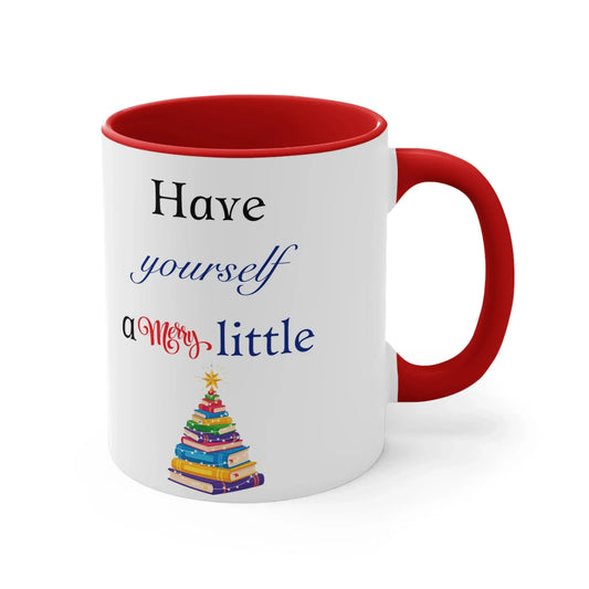 A Merry Little Bookmas - Mug - 11oz Booklovers' Coffee - The Dreamer's Bookshop.