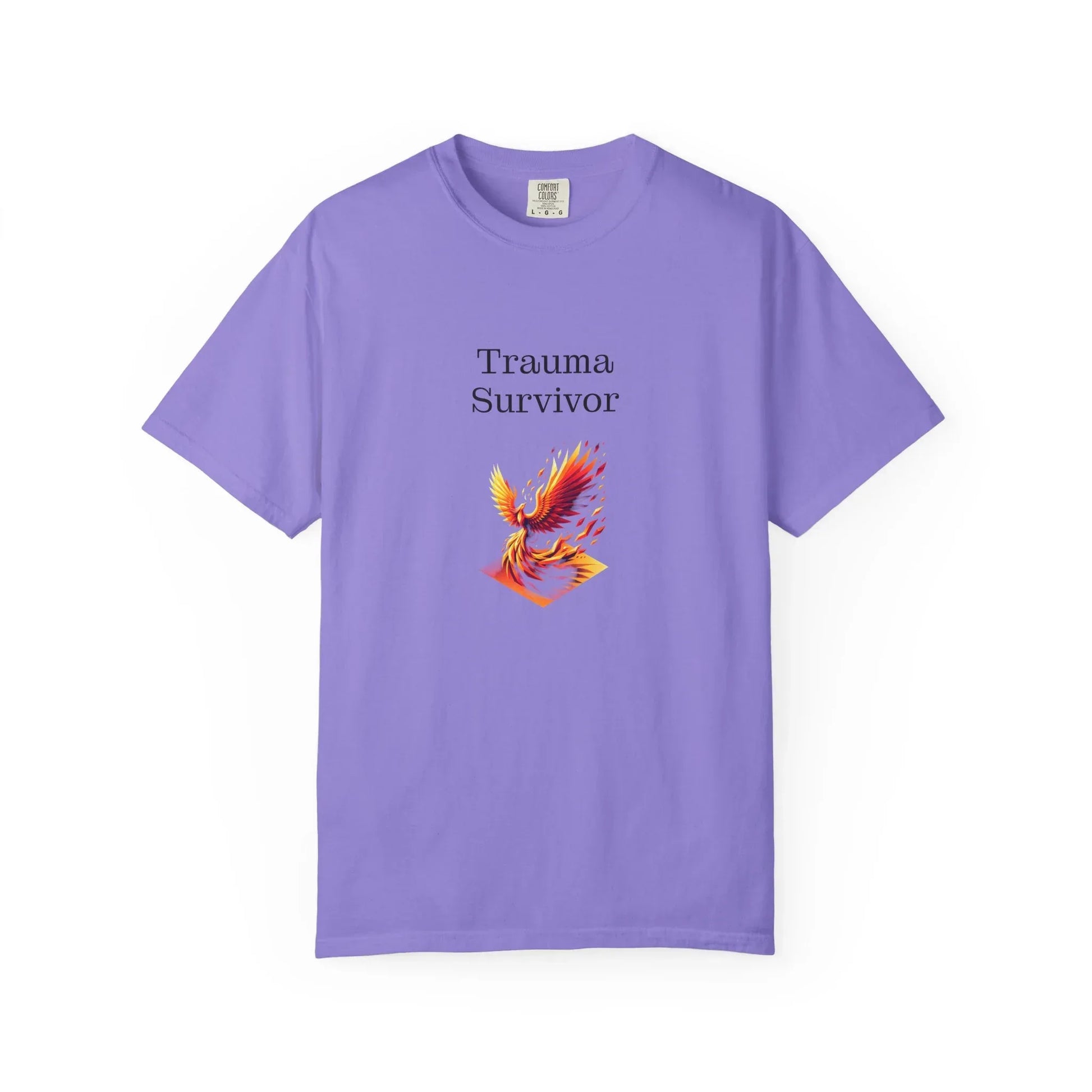 Trauma Survivor Unisex Garment-Dyed T-shirt - Inspirational Motivational Tee - The Dreamer's Bookshop.