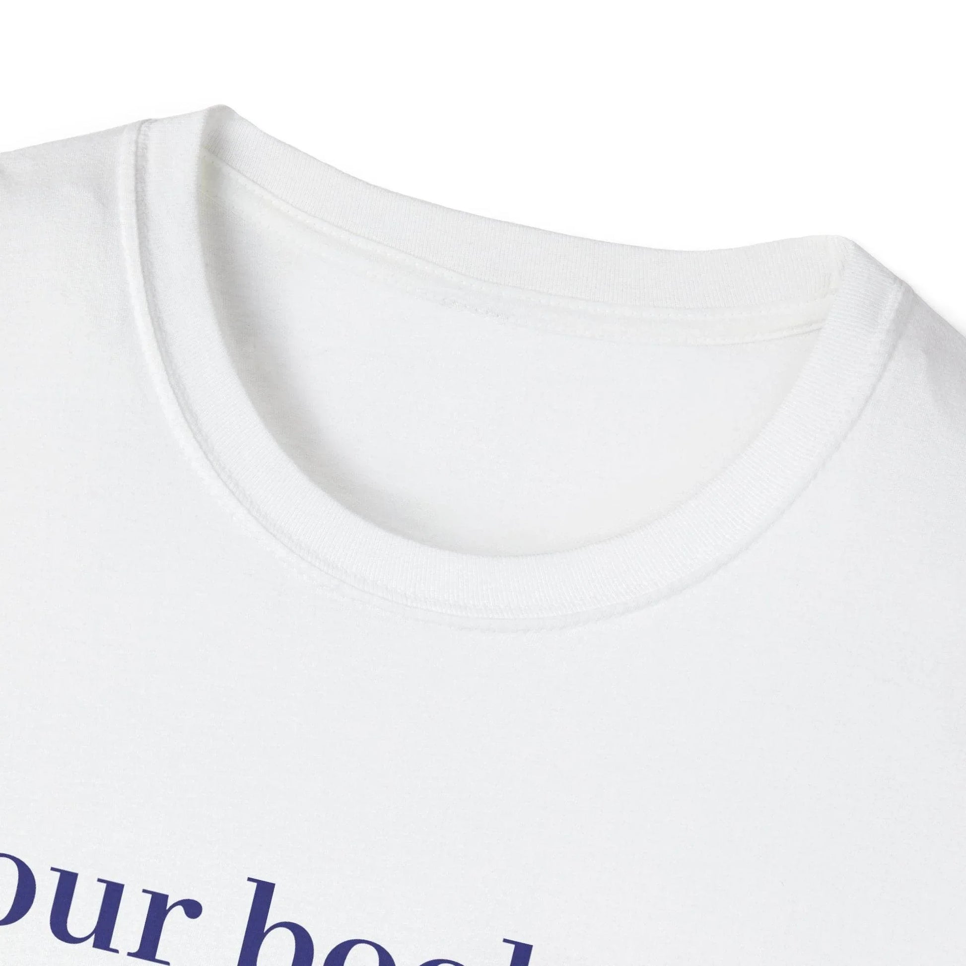Inspirational Unisex Softstyle T-Shirt - 'In our bookshop' Motivational Design - The Dreamer's Bookshop.