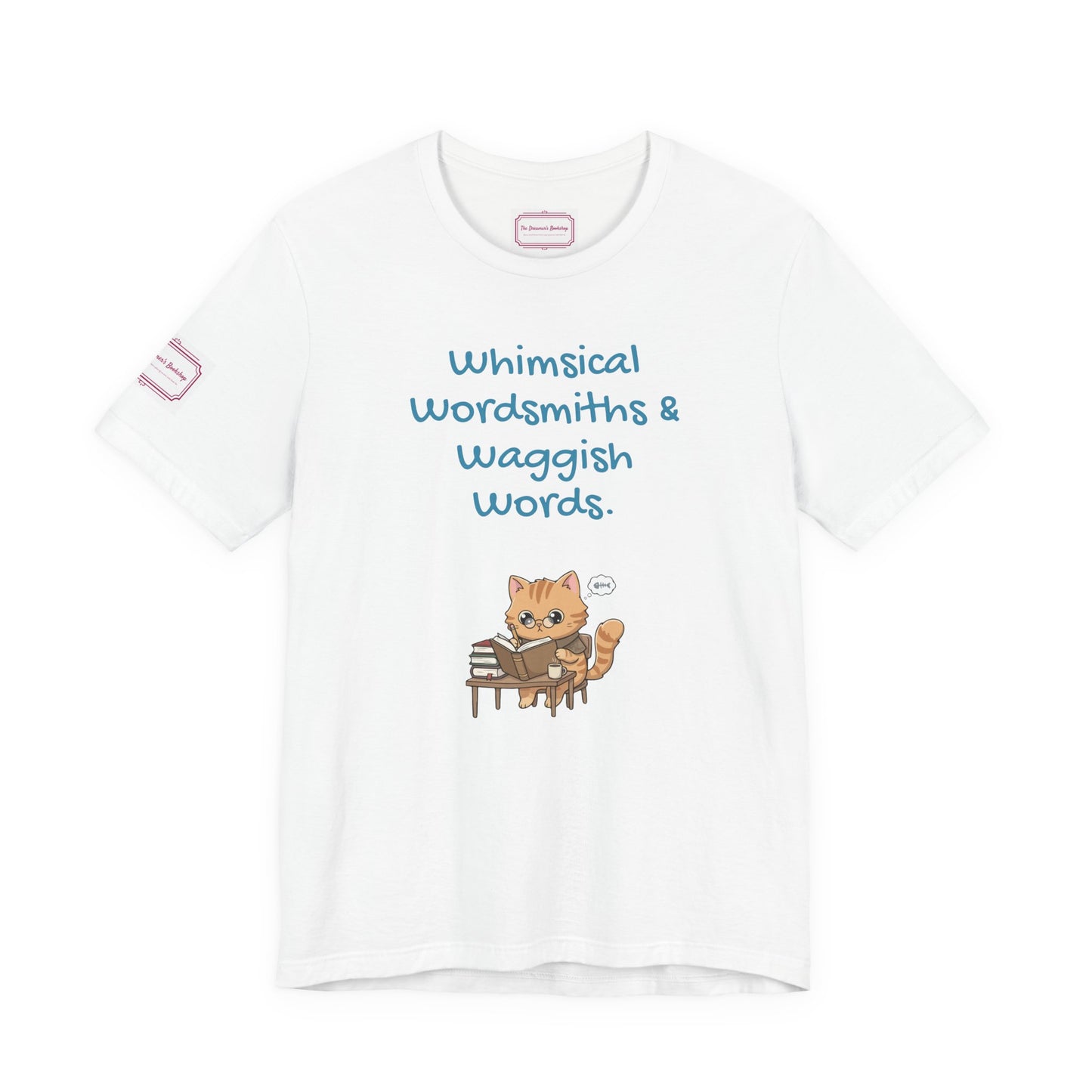 Whimsical Wordsmiths Tee - Fun Short Sleeve Shirt for Writers & Book Lovers