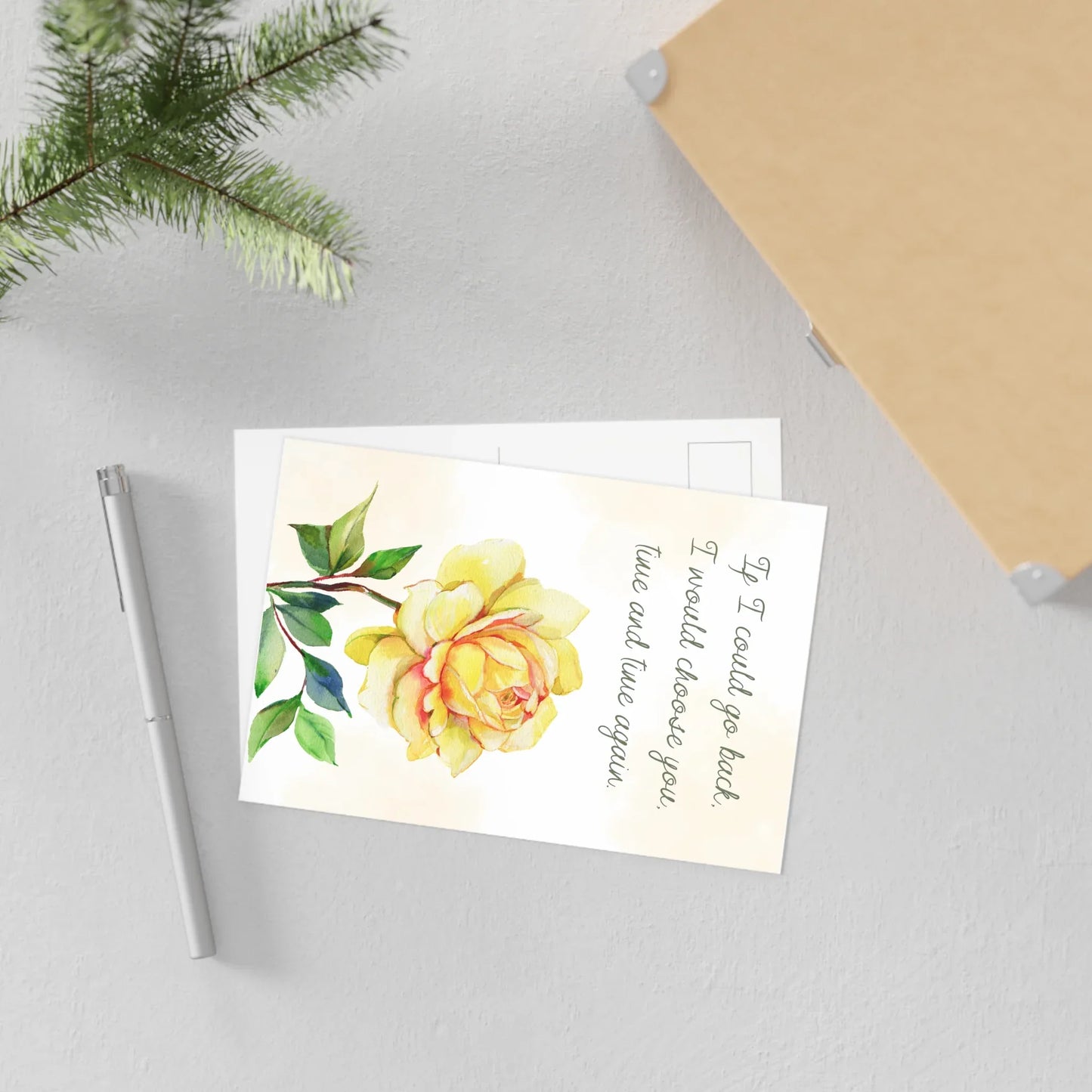 The Dreamer's Bookshop Affection "If I Could" Art Print Card - The Dreamer's Bookshop.