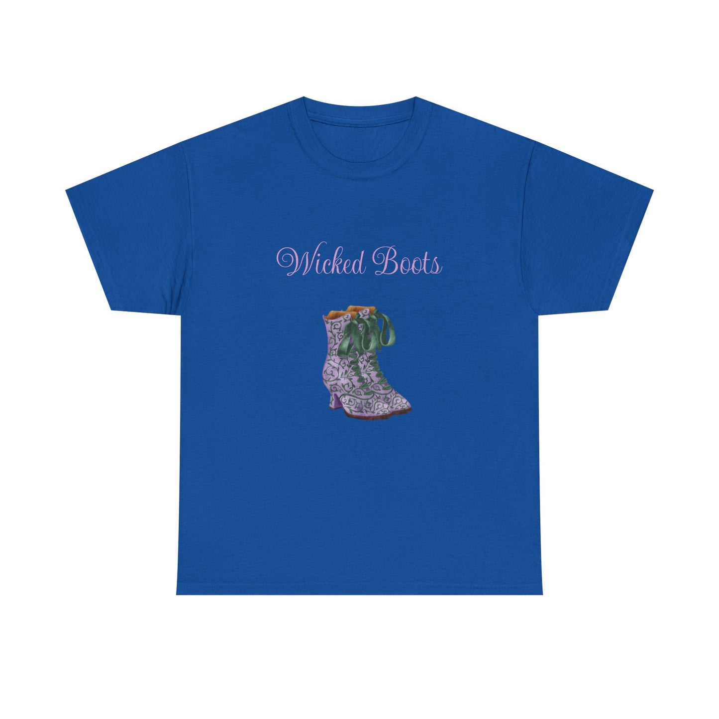 Wicked Boots Graphic Tee - Unisex Heavy Cotton T-Shirt for Nature Lovers