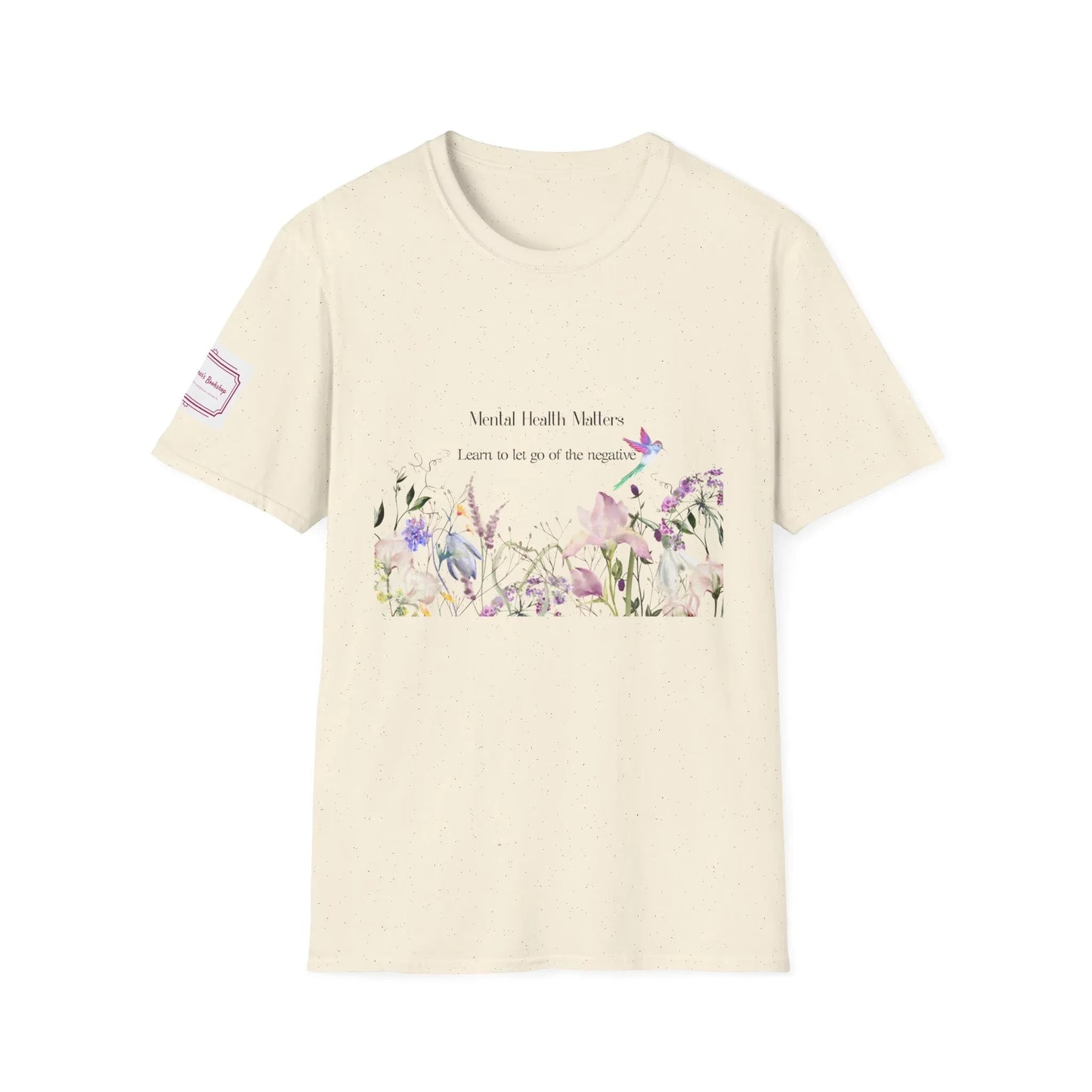 Inspirational Unisex T-Shirt - Mental Health "Let Go" - The Dreamer's Bookshop.