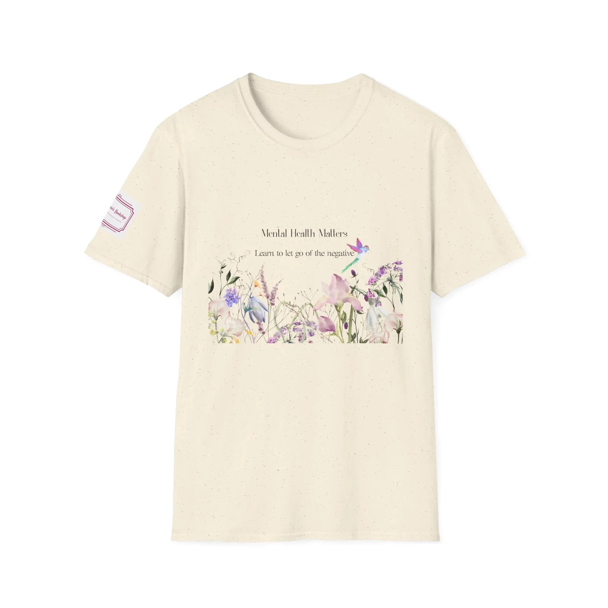 Inspirational Unisex T-Shirt - Mental Health "Let Go" - The Dreamer's Bookshop.