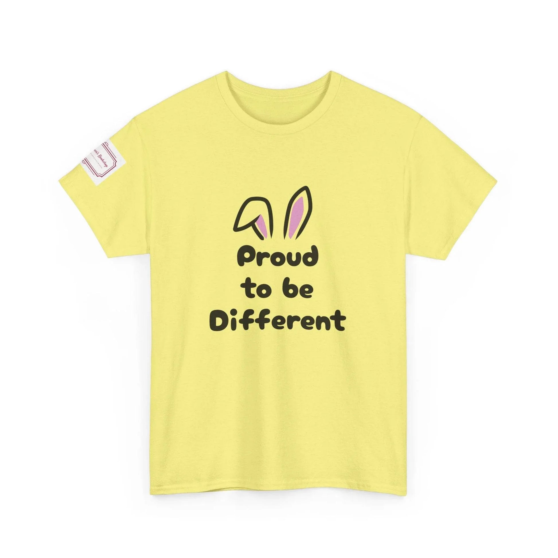 Proud to Be Different Unisex Heavy Cotton Tee – Celebrate Uniqueness - The Dreamer's Bookshop.