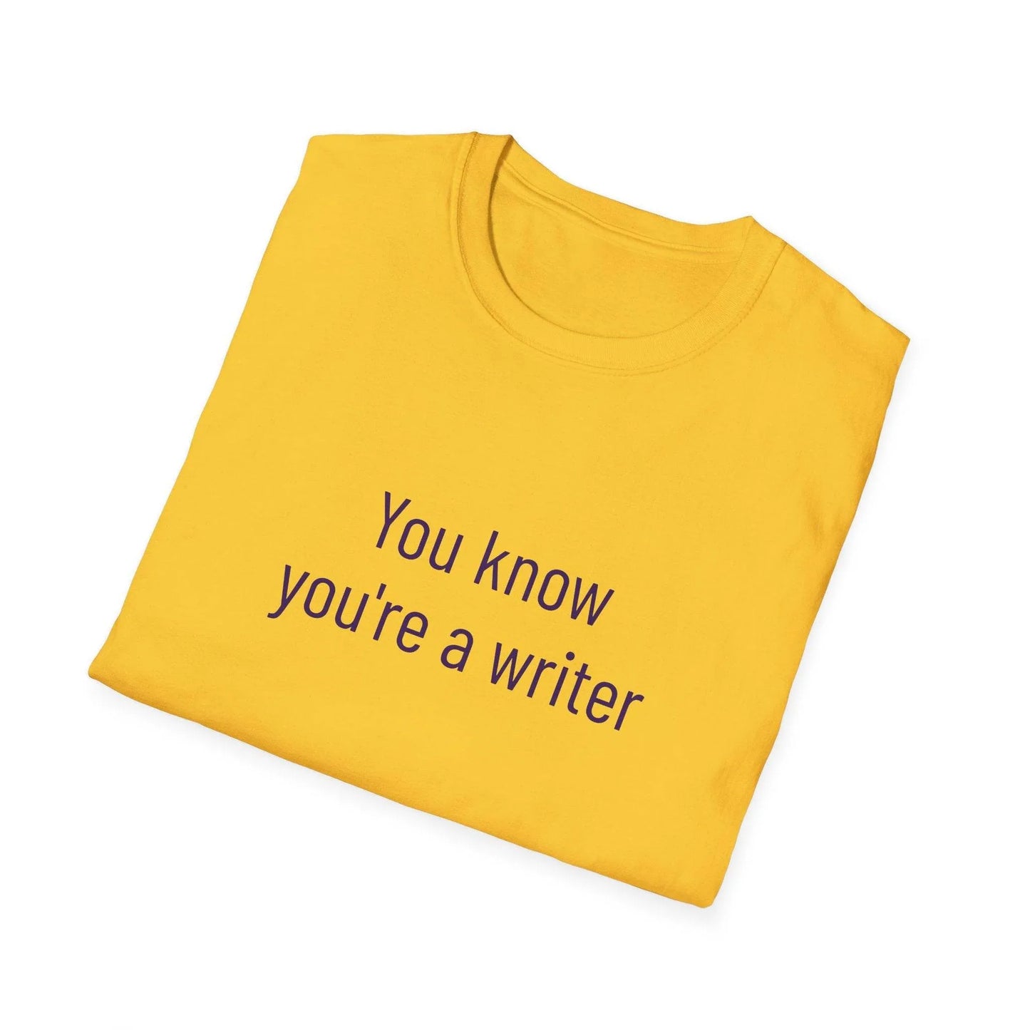 Inspirational Unisex Softstyle T-Shirt - 'You Know' Philosophical Design - The Dreamer's Bookshop.