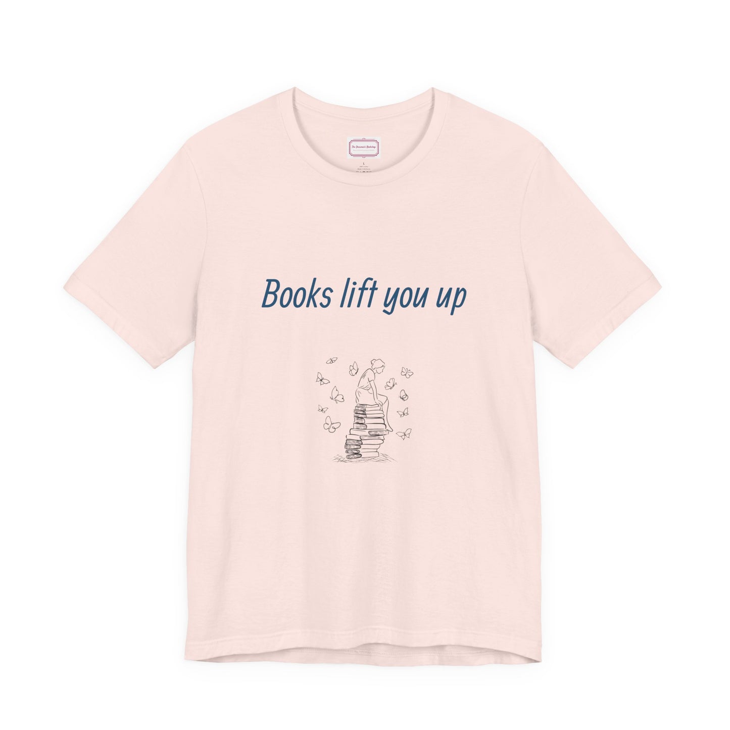 Inspirational Unisex T-shirt - Books Lift You Up